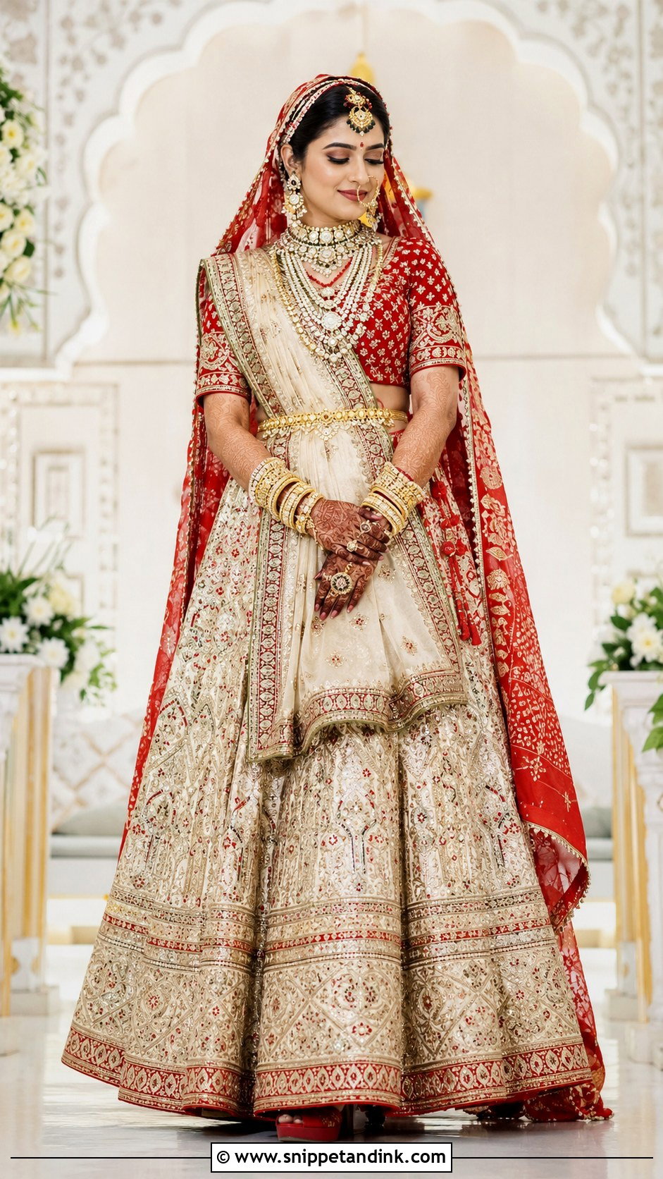 Panetar Lehenga With Gharchola Dupatta - Snippet and Ink - 20 Gujrati Wedding Brides Ideas
