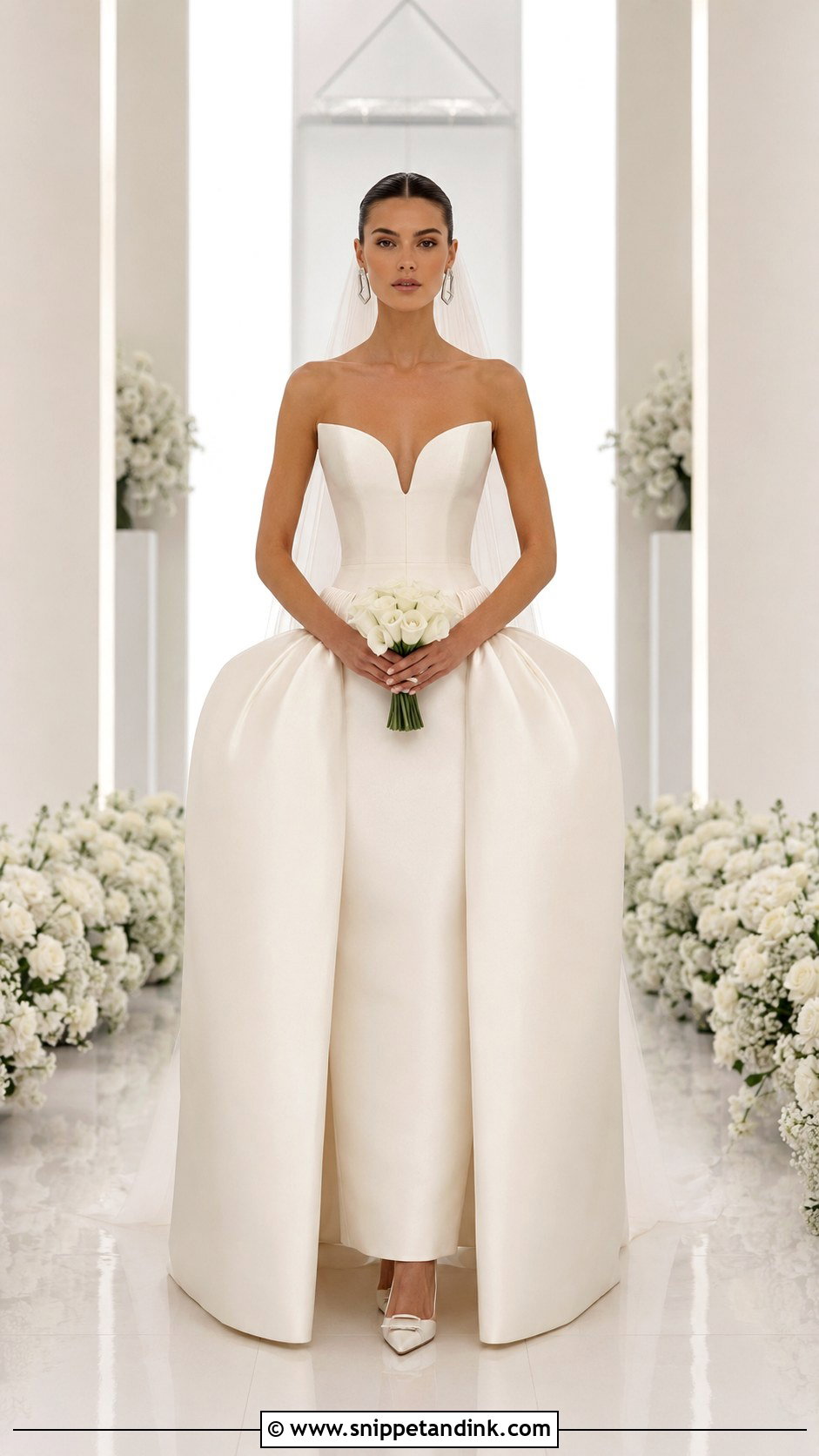 Pannier Architectural Wedding Dress - Snippet and Ink - 20 Architectural Wedding Dress Ideas