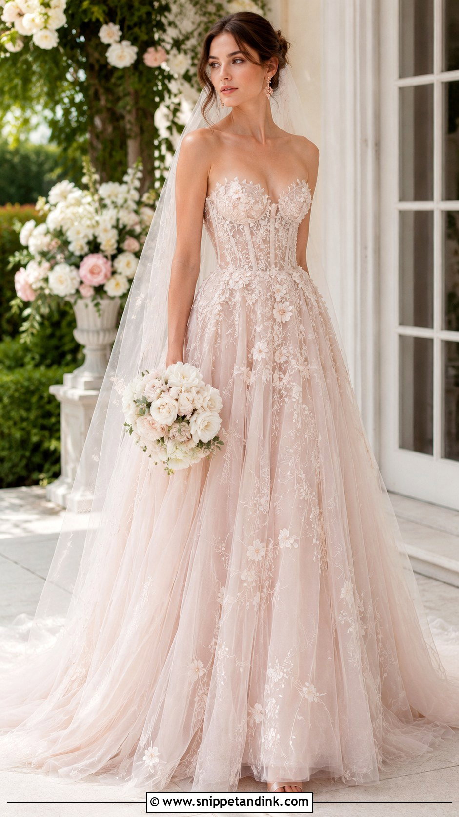 Paolo Sebastian Blush Wedding Dress - Snippet and Ink - 20 Paolo Sebastian Wedding Dress Ideas
