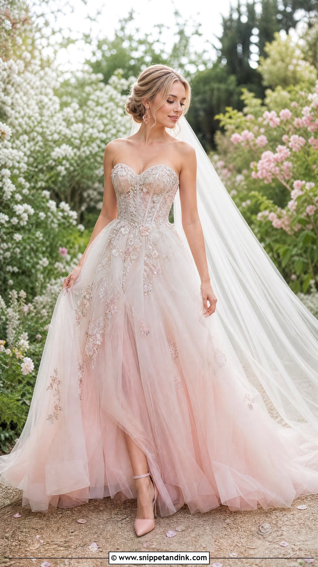 Paolo Sebastian Bridal Blush Ombre Gown - Snippet and Ink - 20 Paolo Sebastian Bridal Ideas