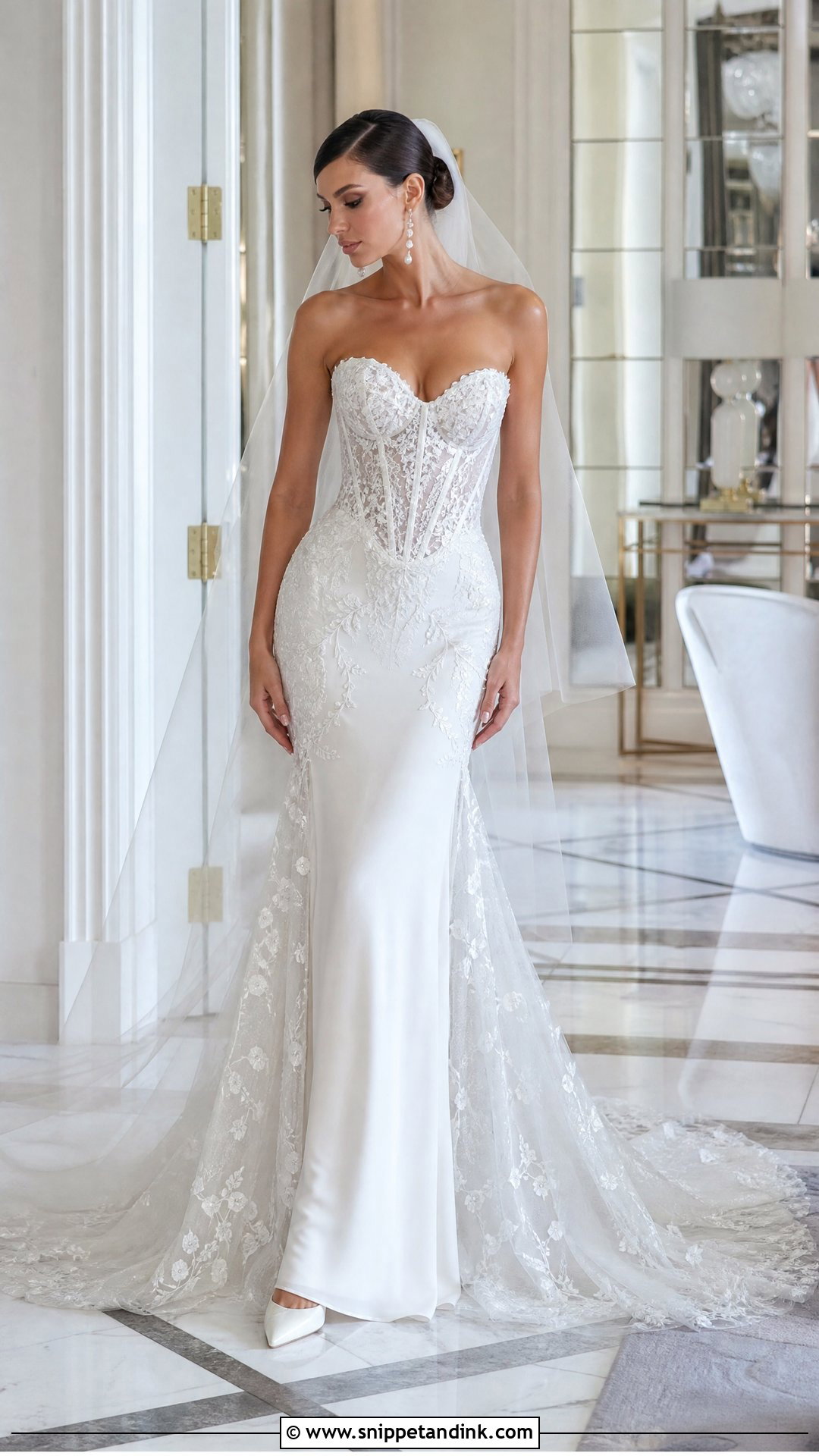 Paolo Sebastian Bridal Corset Mermaid Gown - Snippet and Ink - 20 Paolo Sebastian Bridal Ideas