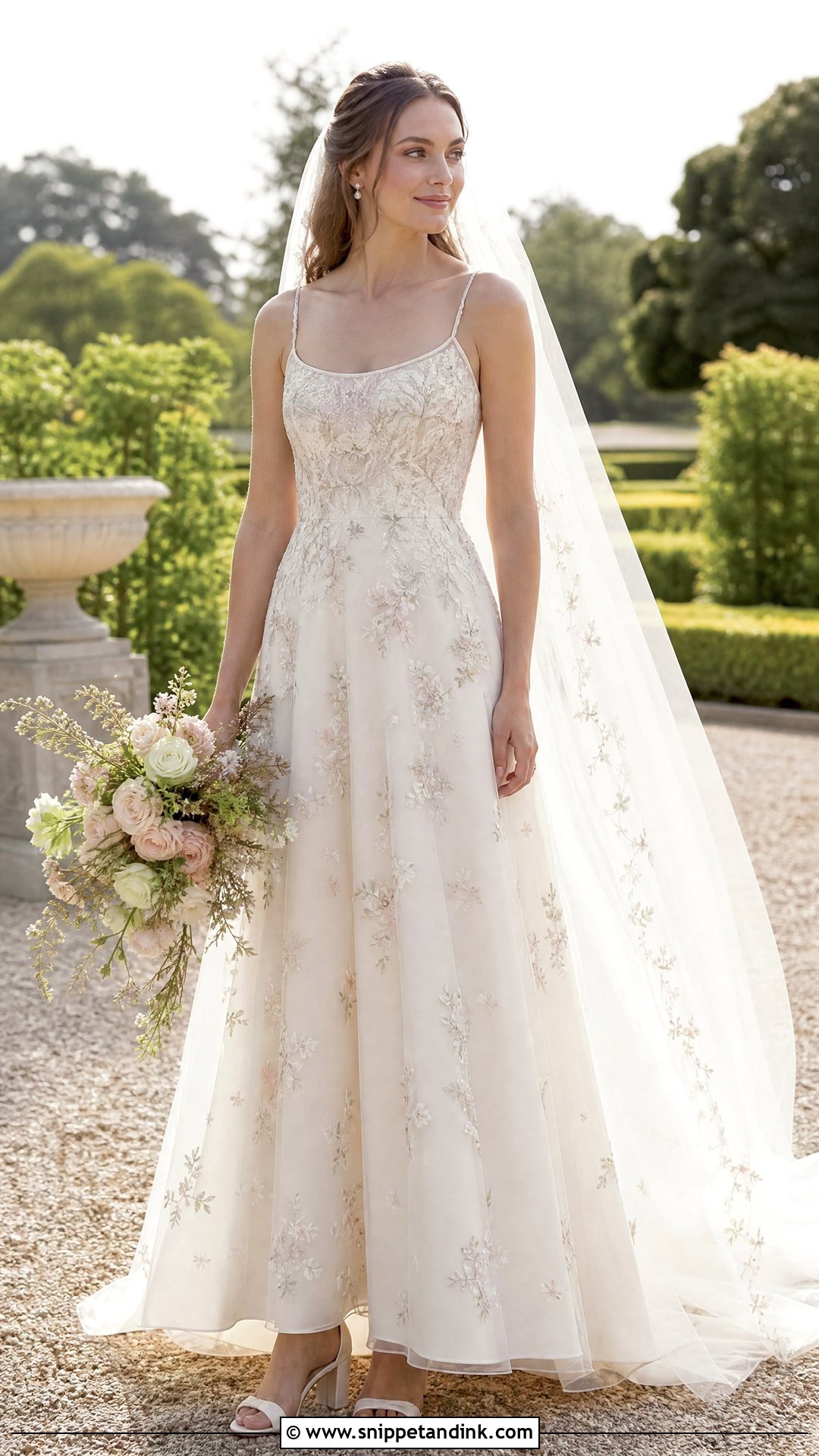 Paolo Sebastian Bridal Embroidered A Line Gown - Snippet and Ink - 20 Paolo Sebastian Bridal Ideas