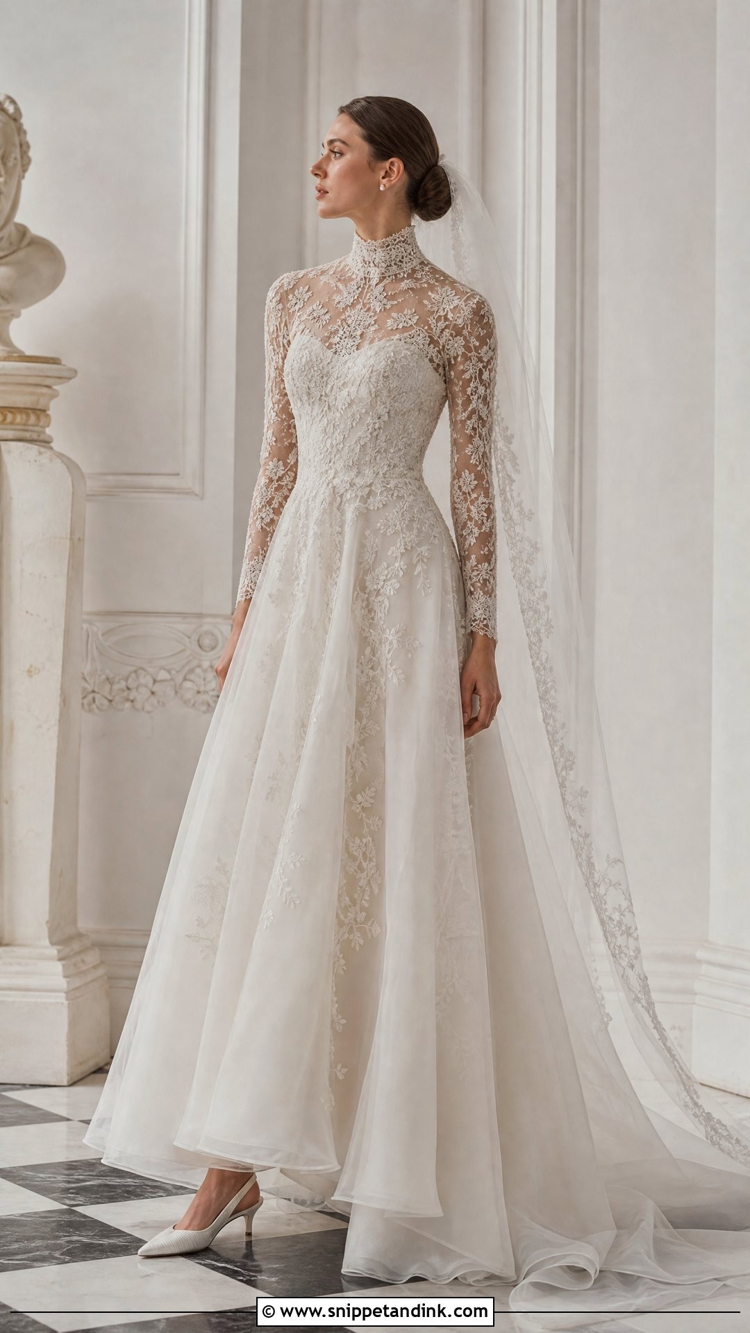 Paolo Sebastian Bridal High Neck Gown - Snippet and Ink - 20 Paolo Sebastian Bridal Ideas