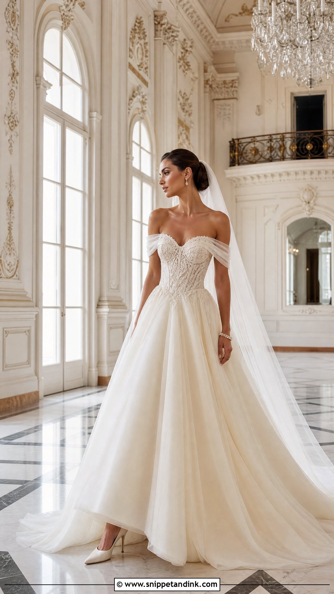 Paolo Sebastian Bridal Off Shoulder Corset Gown - Snippet and Ink - 20 Paolo Sebastian Bridal Ideas