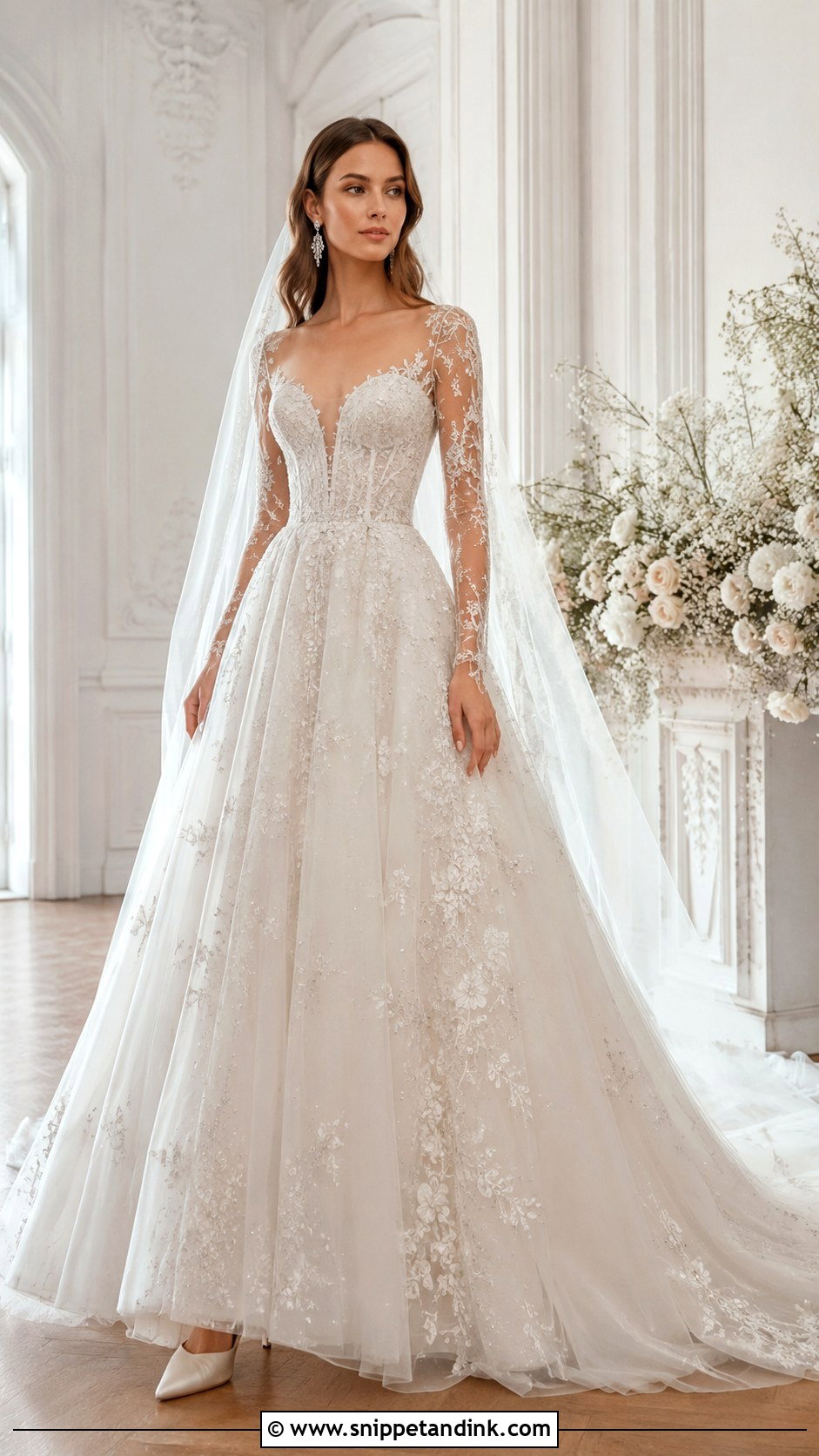 Paolo Sebastian Long Sleeve Wedding Dress - Snippet and Ink - 20 Paolo Sebastian Wedding Dress Ideas