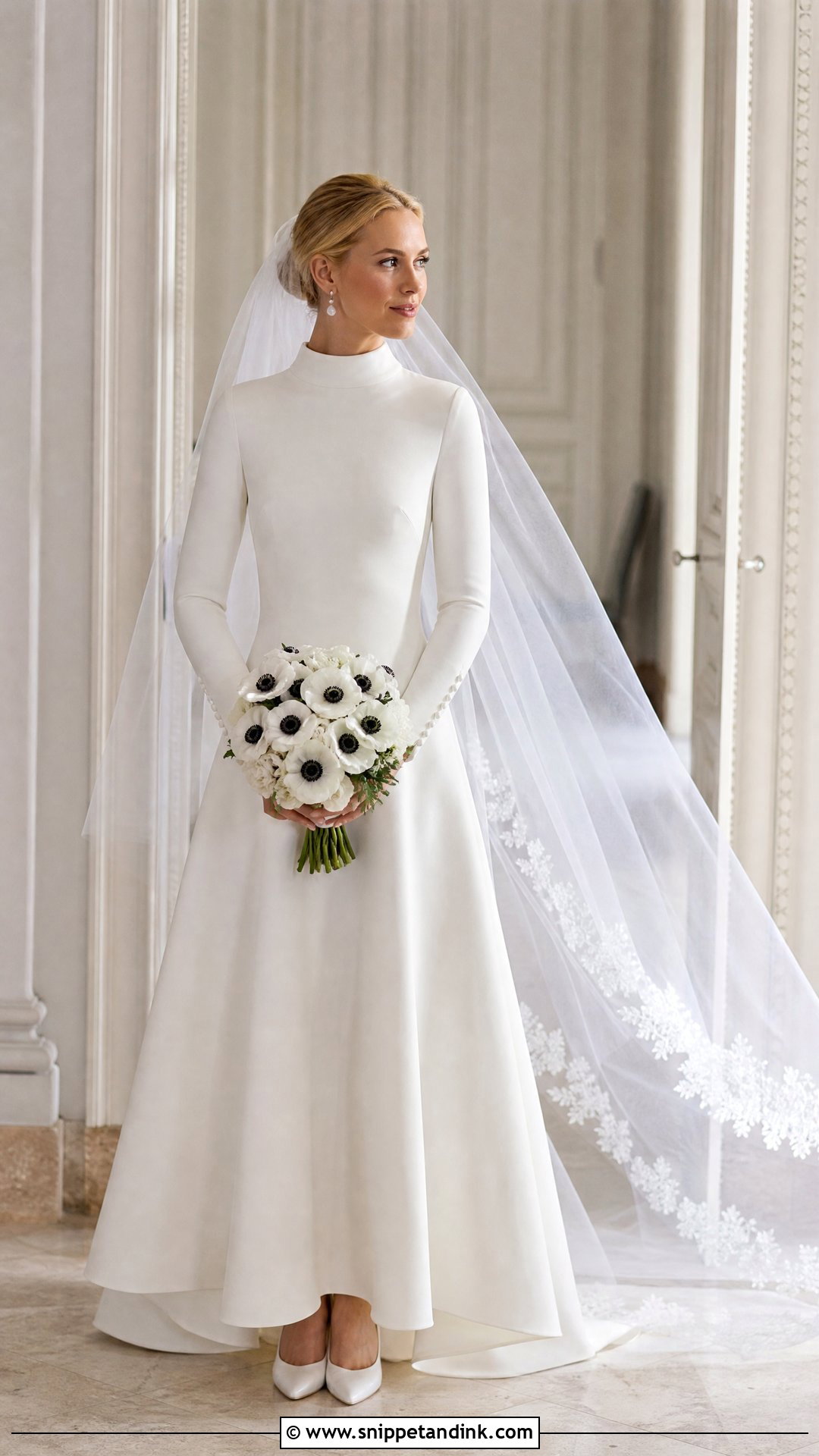 Parent Trap Long Sleeve Wedding Dress - Snippet and Ink - 20 Parent Trap Wedding Dress Ideas