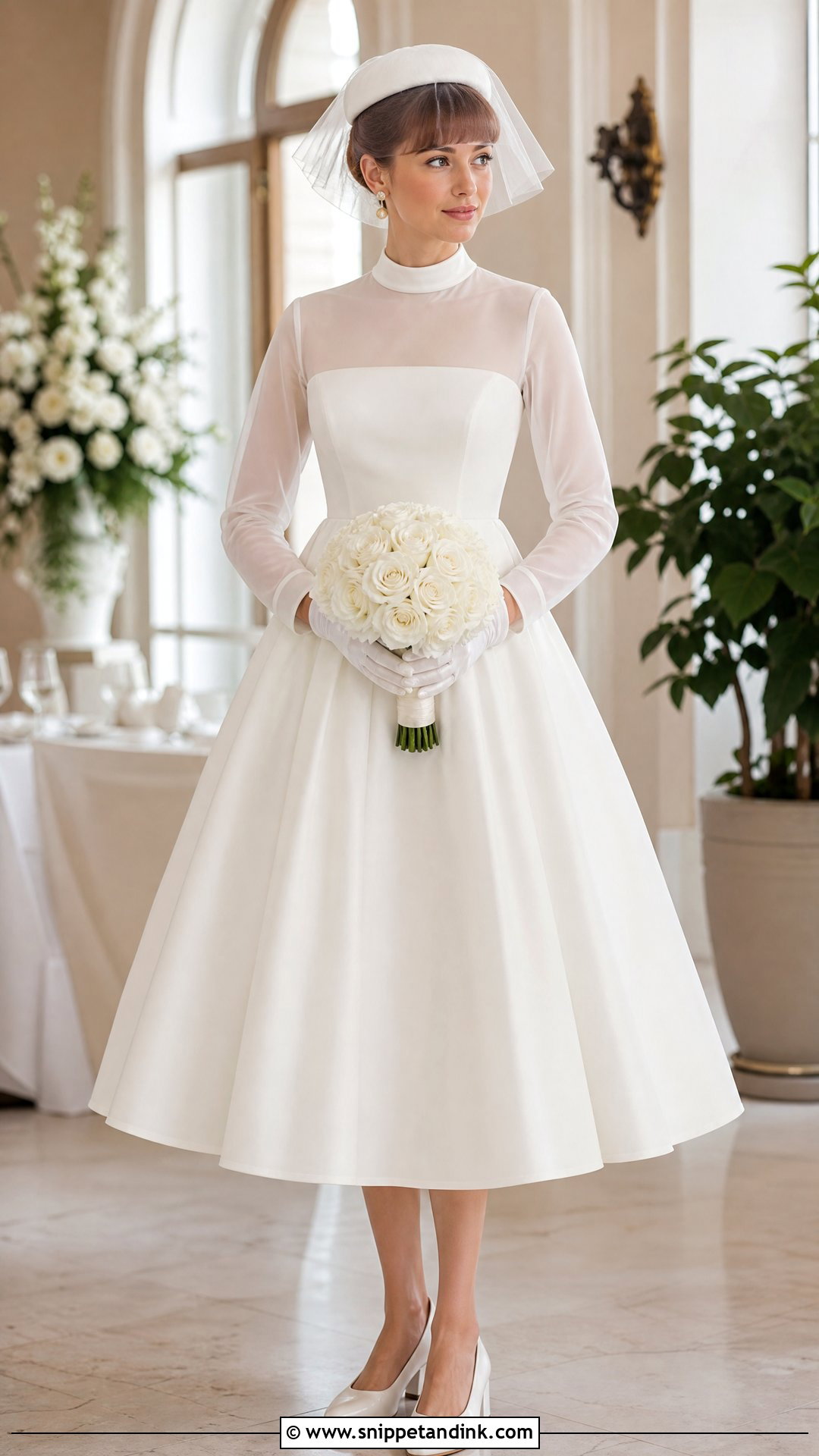 Parent Trap Tea Length Wedding Dress - Snippet and Ink - 20 Parent Trap Wedding Dress Ideas
