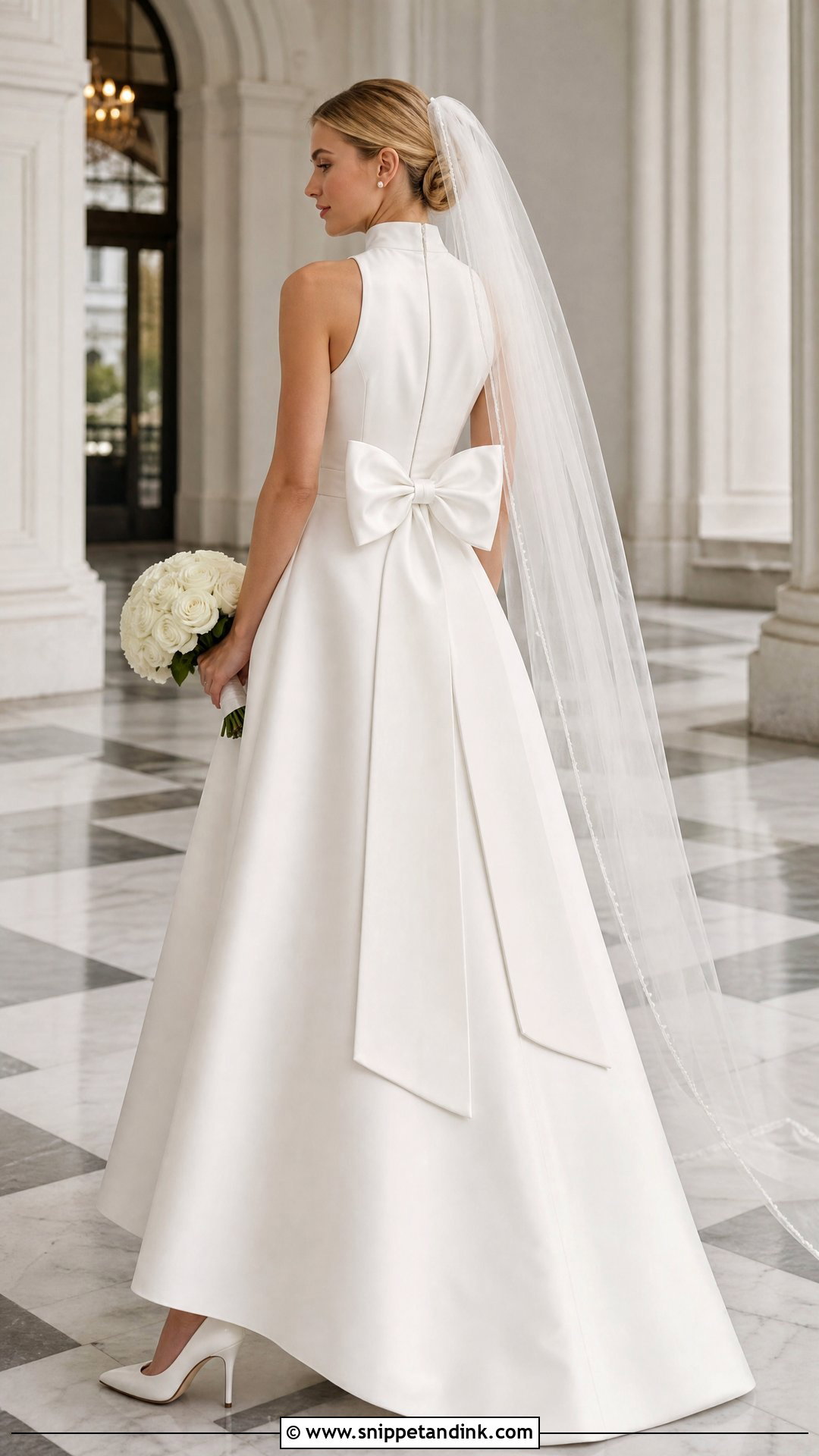 Parent Trap Wedding Dress With Bow Back - Snippet and Ink - 20 Parent Trap Wedding Dress Ideas