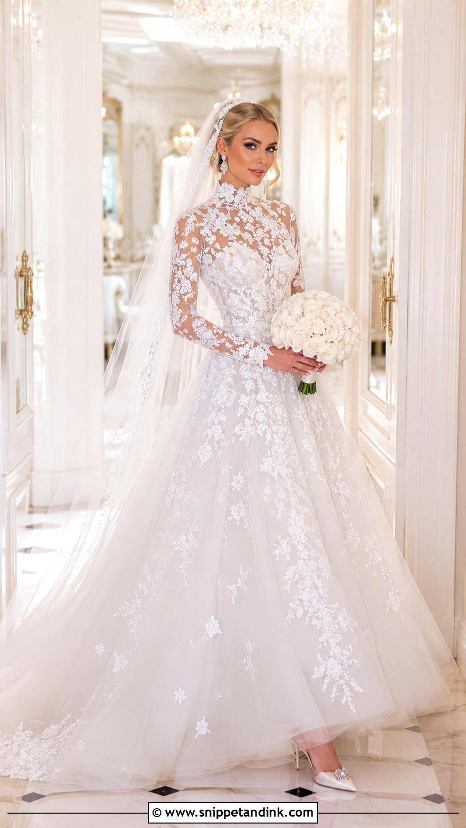 Paris Hilton Wedding Dress - Snippet and Ink - 30 Celebrity Wedding Dresses
