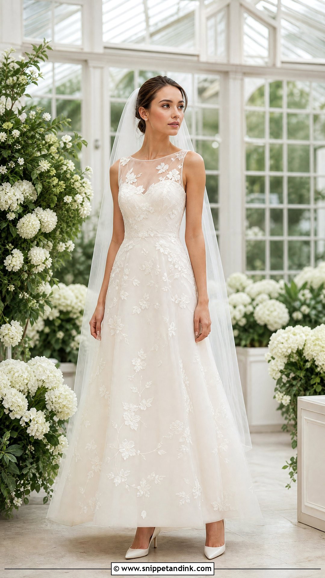 Parisian Embroidered Organza Wedding Dress - Snippet and Ink - 20 Parisian Wedding Dress Ideas