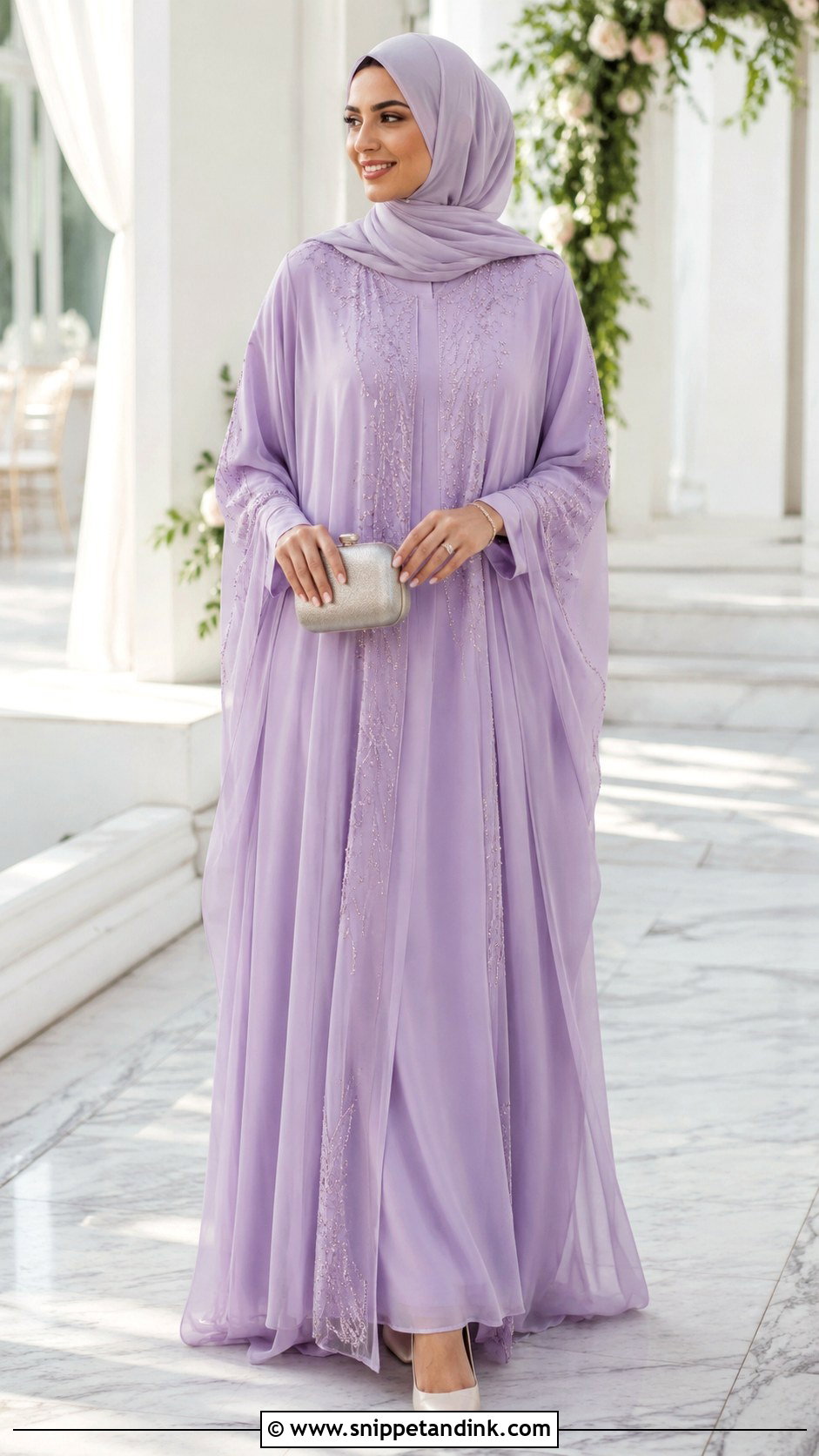 Pastel Abaya - Snippet and Ink - 30 Wedding Abaya Ideas