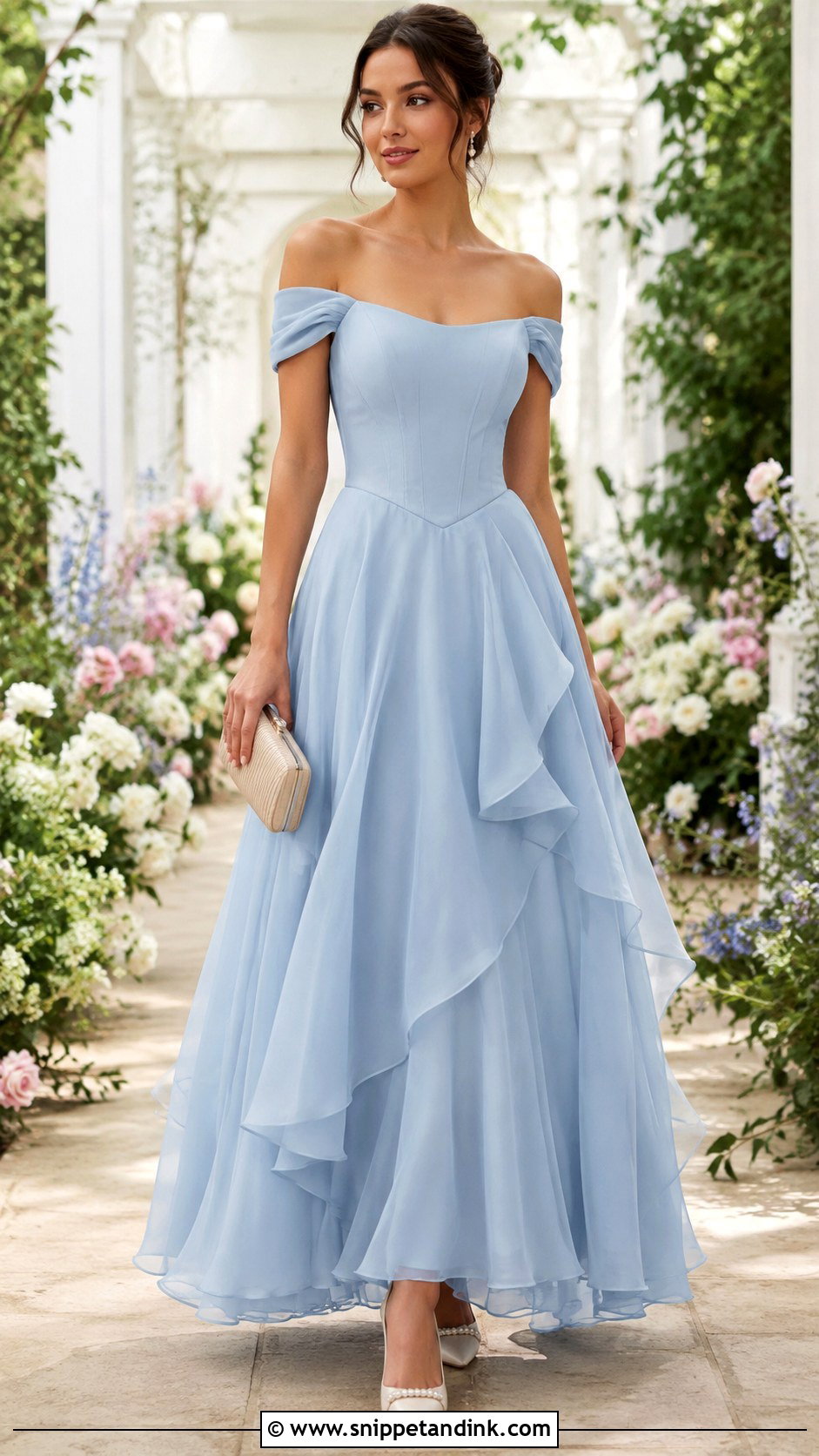Pastel Basque Gown - Snippet and Ink - 20 Basque Gown Styles