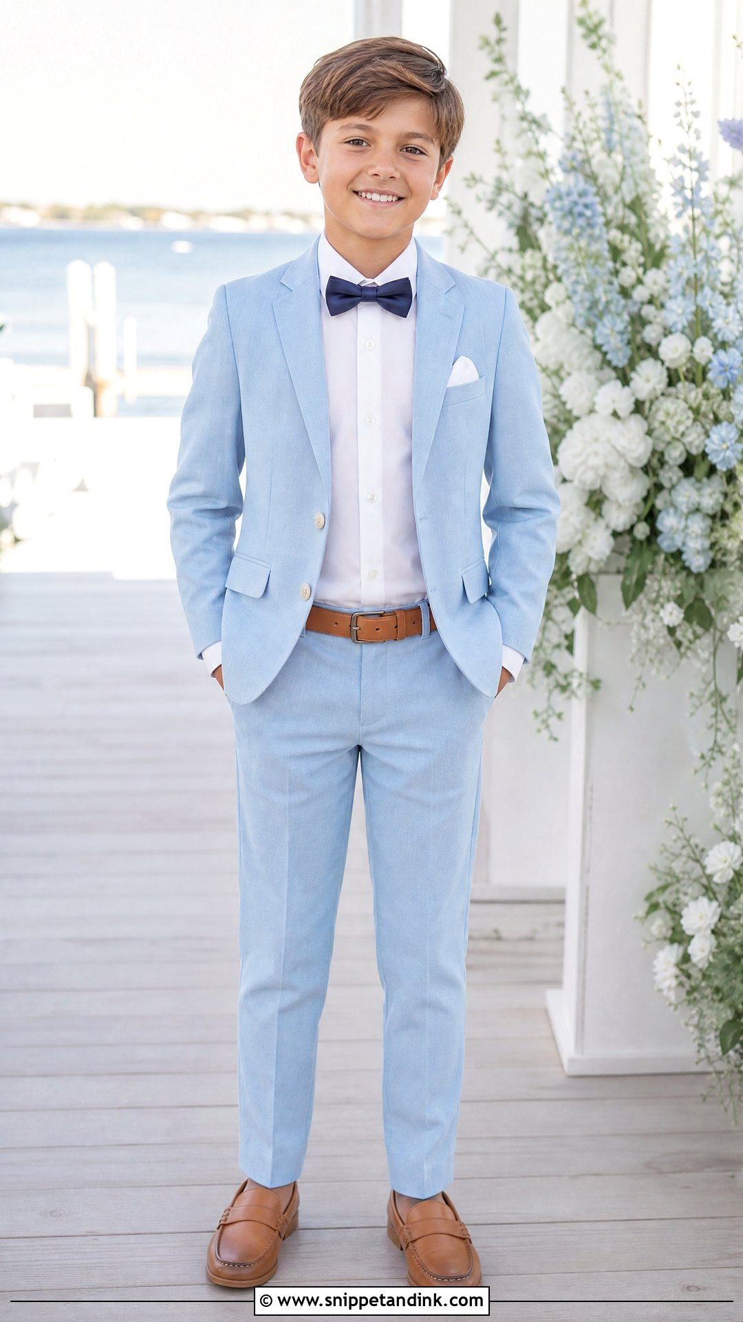 Pastel Blue Page Boy Suit - Snippet and Ink - 20 Page Boys Ideas