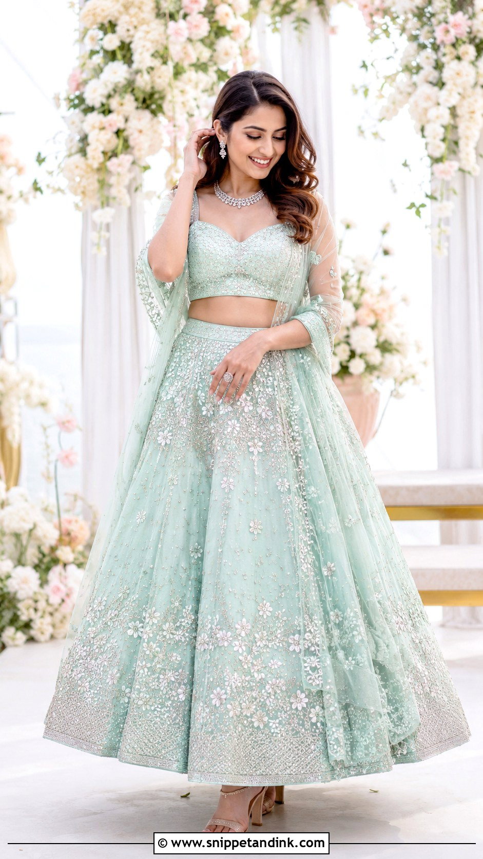 Pastel Bridal Lehenga - Snippet and Ink - 25 Indian Bridal Dresses