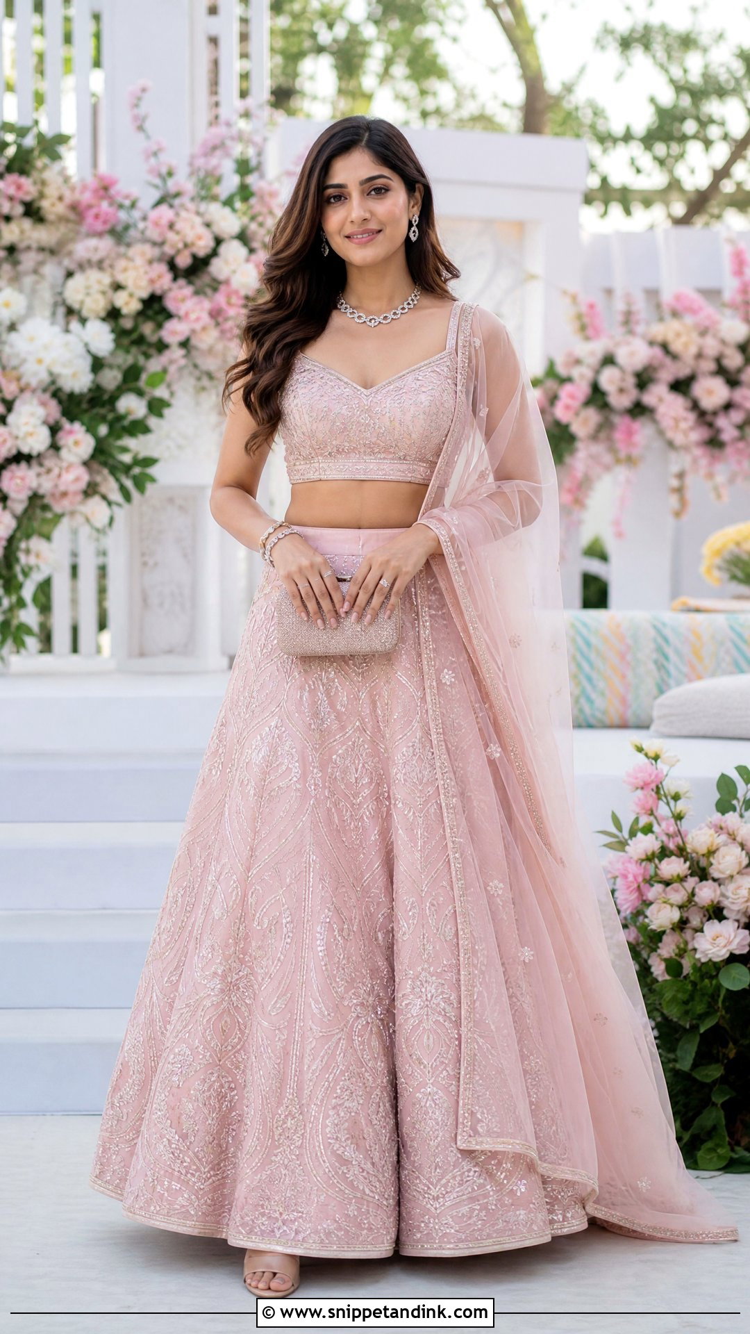 Pastel Bridal Lehenga Dress - Snippet and Ink - 25 Latest Indian Style Wedding Dresses
