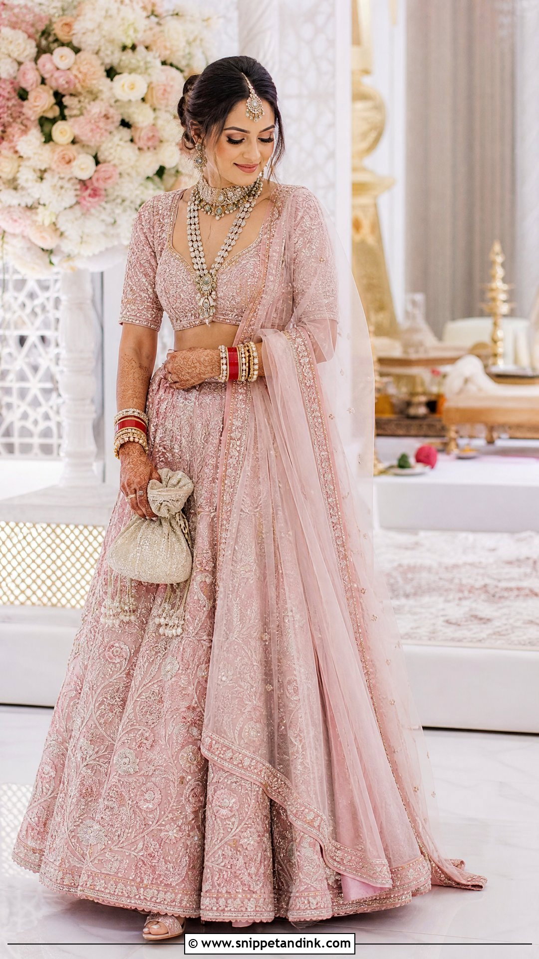 Pastel Bridal Lehenga Dress - Snippet and Ink - 25 Indian Wedding Function Dresses