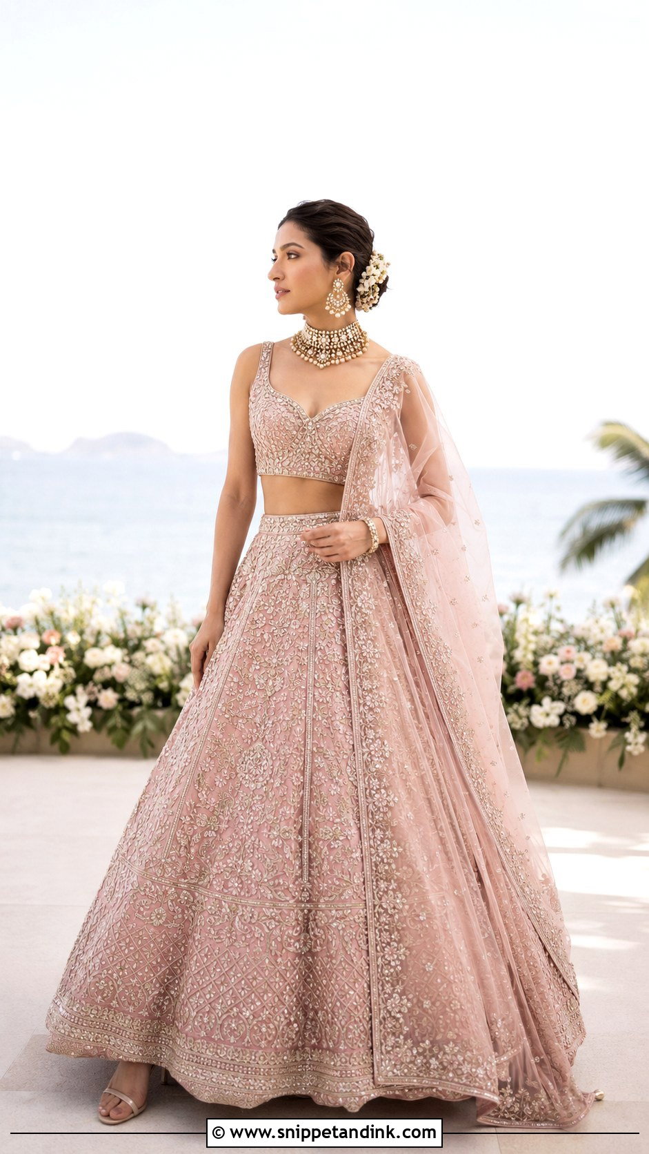 Pastel Bridal Lehenga For Wedding Day - Snippet and Ink - 25 Indian Bridal Outfits Wedding Day