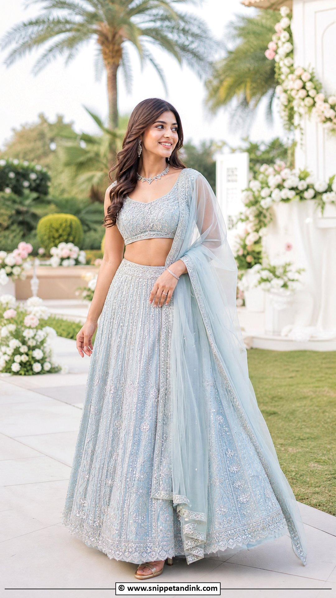 Pastel Bridal Lehenga Indian Bride Outfit - Snippet and Ink - 35 Indian Bride Ideas