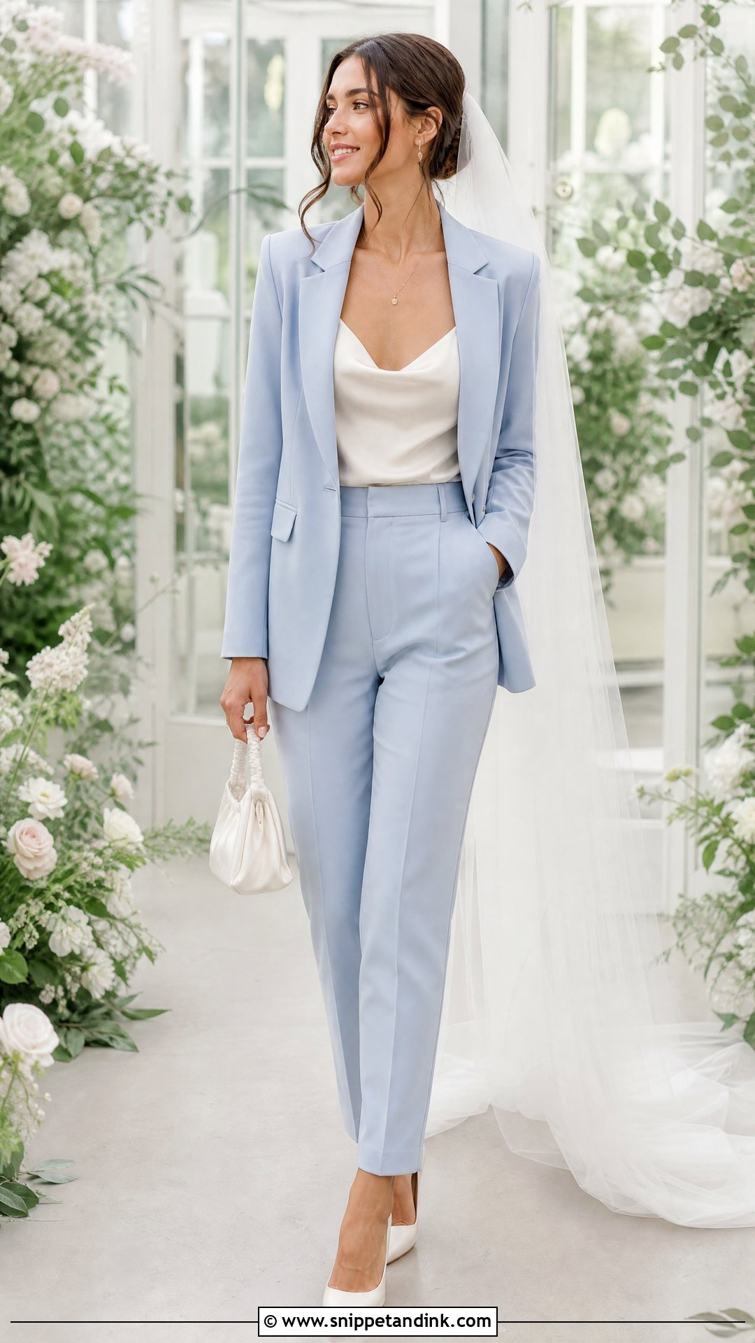 Pastel Bridal Suit - Snippet and Ink - 20 Suits for Bride
