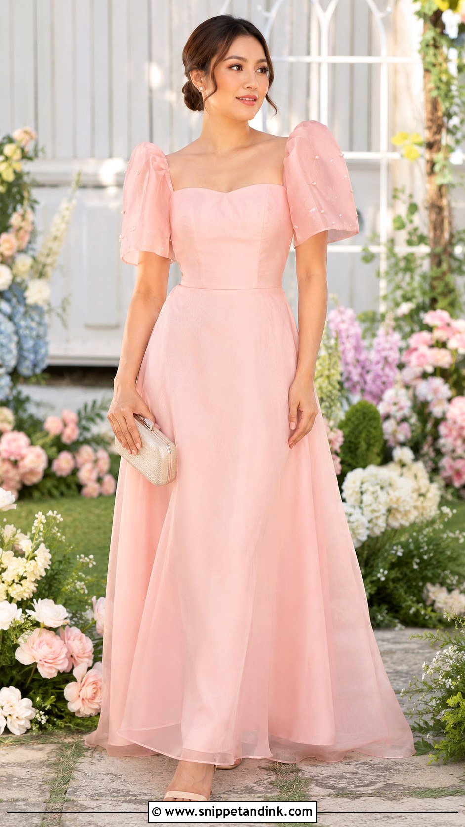 Pastel Filipiniana Gown - Snippet and Ink - 25 Filipiniana Gown Ideas