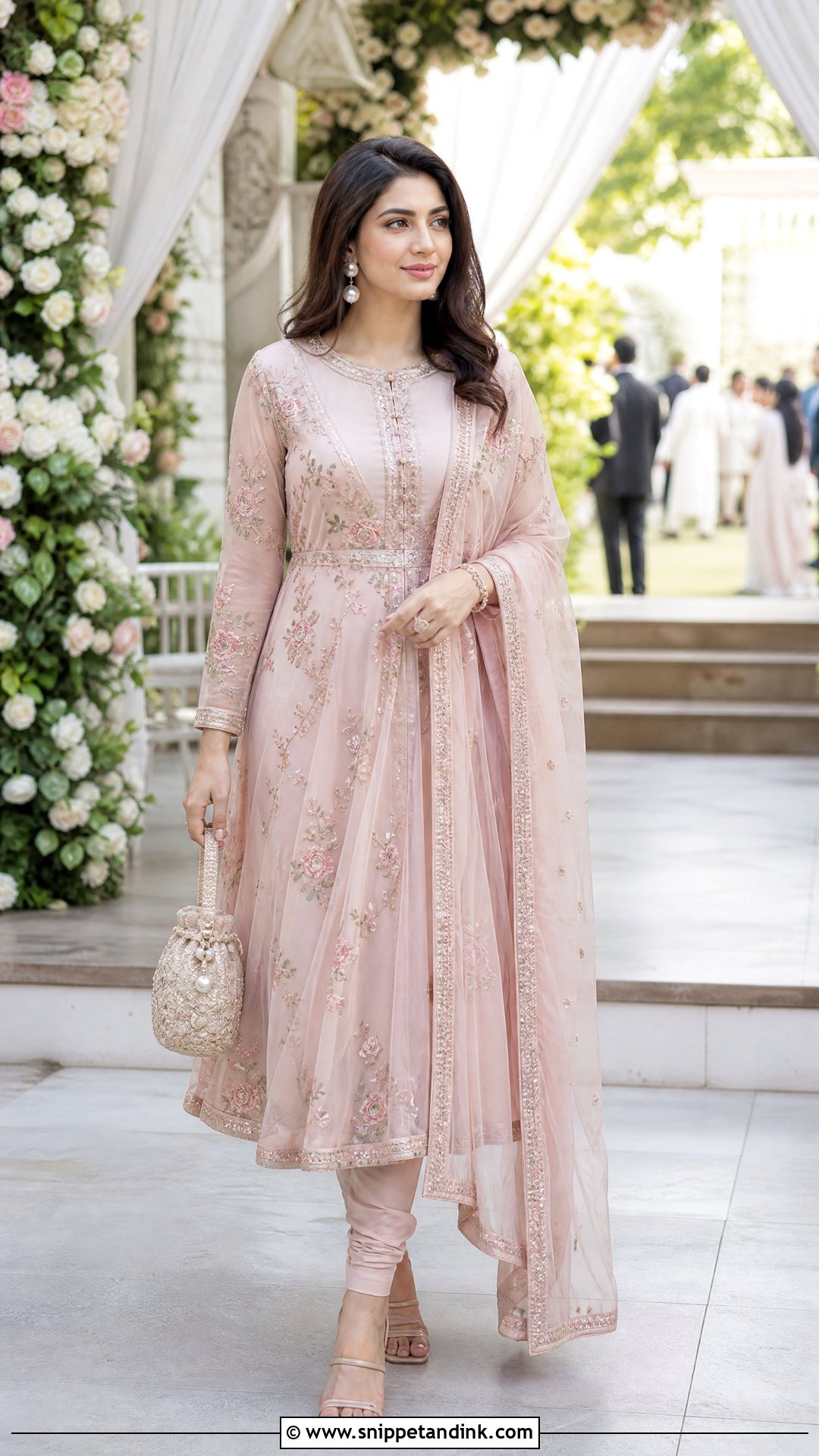 Pastel Floral Salwar Suit for Wedding - Snippet and Ink - 20 Salwar Designs for Wedding