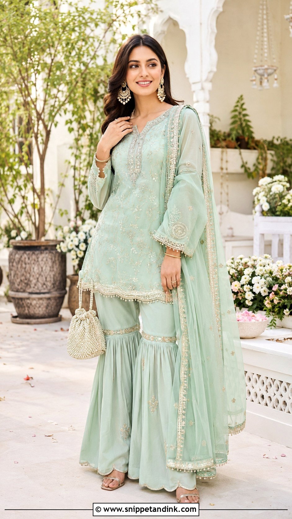 Pastel Gharara for Marriage Function - Snippet and Ink - 20 Dresses for Marriage Function