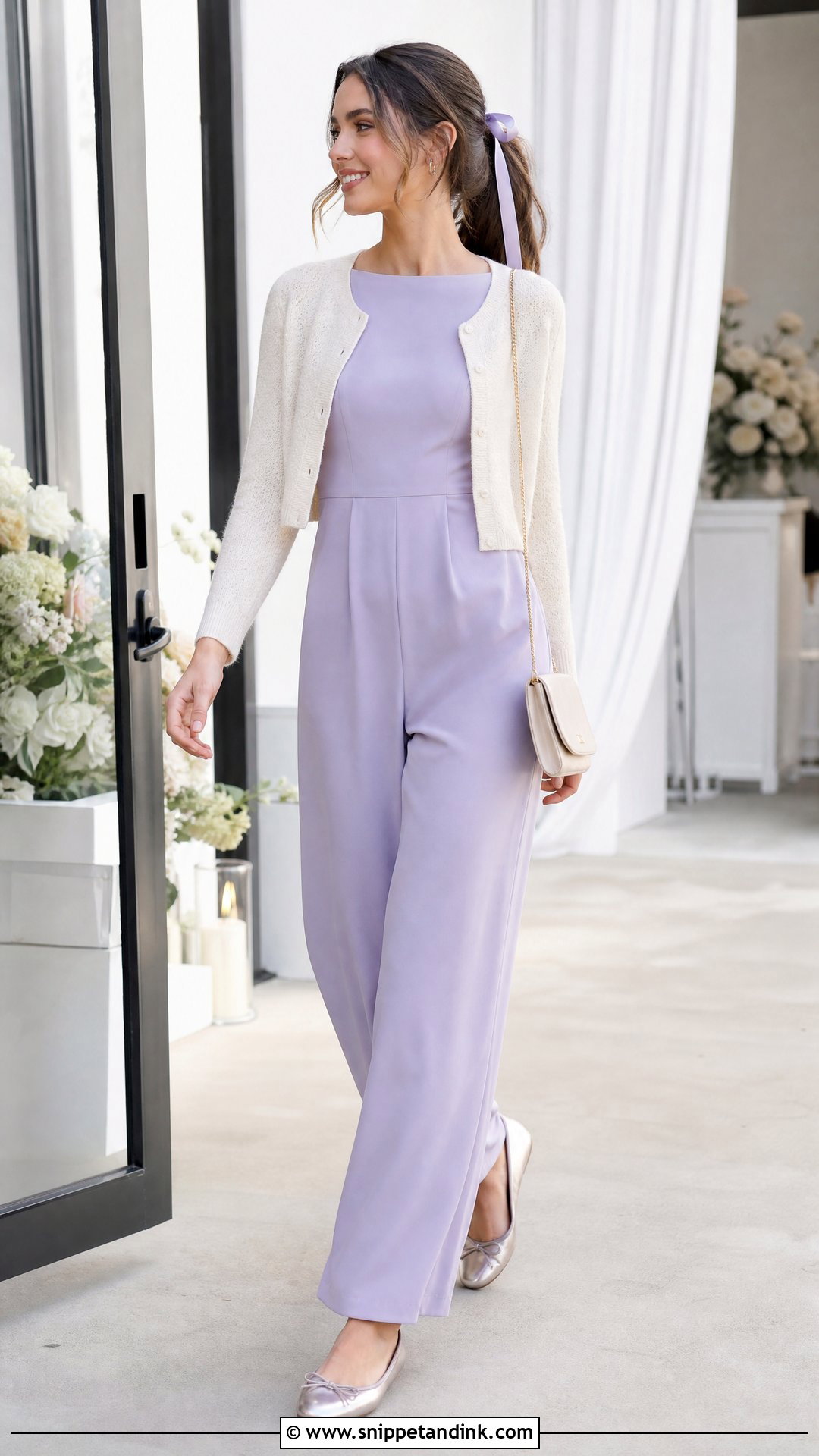 Pastel Jumpsuit Wedding Outfit - Snippet and Ink - 20 Wedding Outfit for Girls Kids Ideas