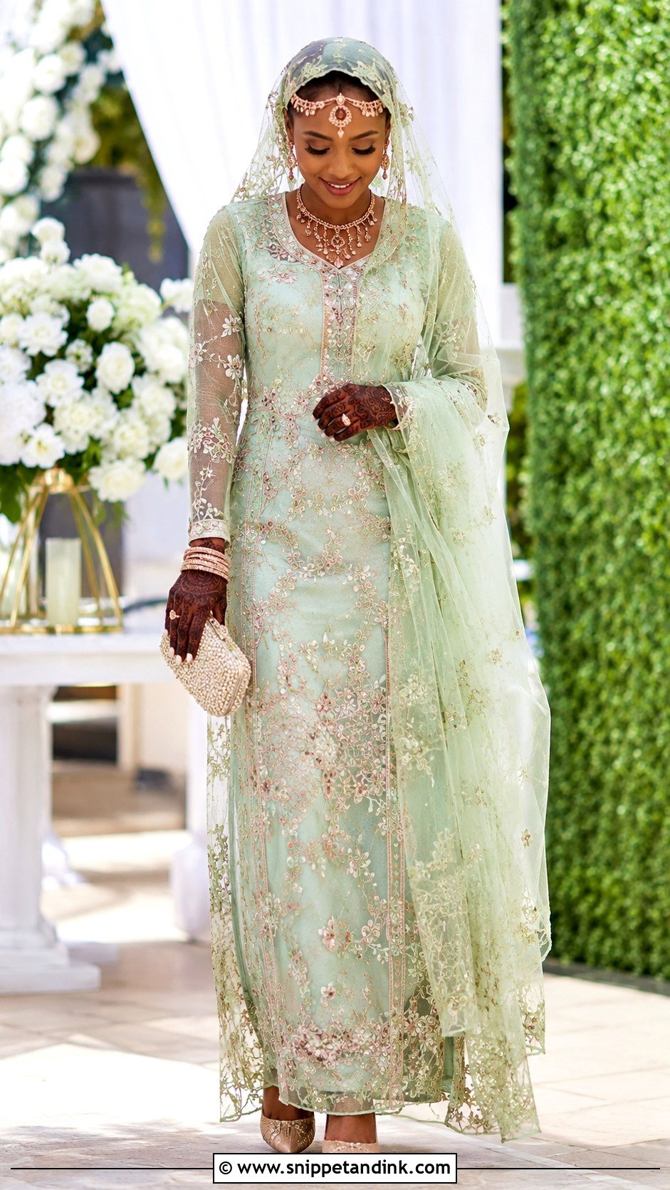 Pastel Kanuri Bridal Outfit - Snippet and Ink - 20 Kanuri Bride Ideas
