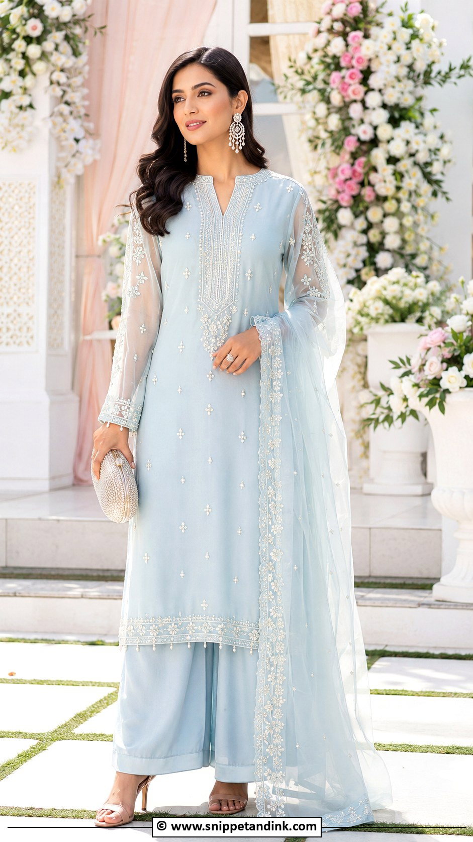 Pastel Kurta Set - Snippet and Ink - 25 Wedding Kurta Set for Women Ideas