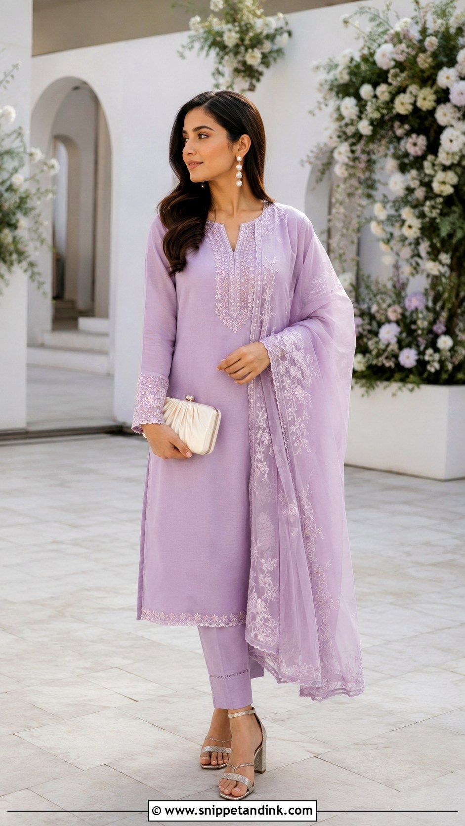 Pastel Kurta With Matching Pants - Snippet and Ink - 20 Kurta Wedding Ideas
