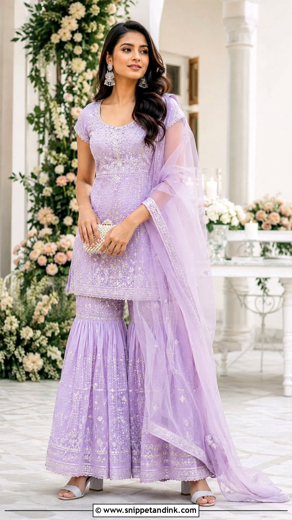 Pastel Lavender Garara - Snippet and Ink - 20 Garara for Wedding Ideas