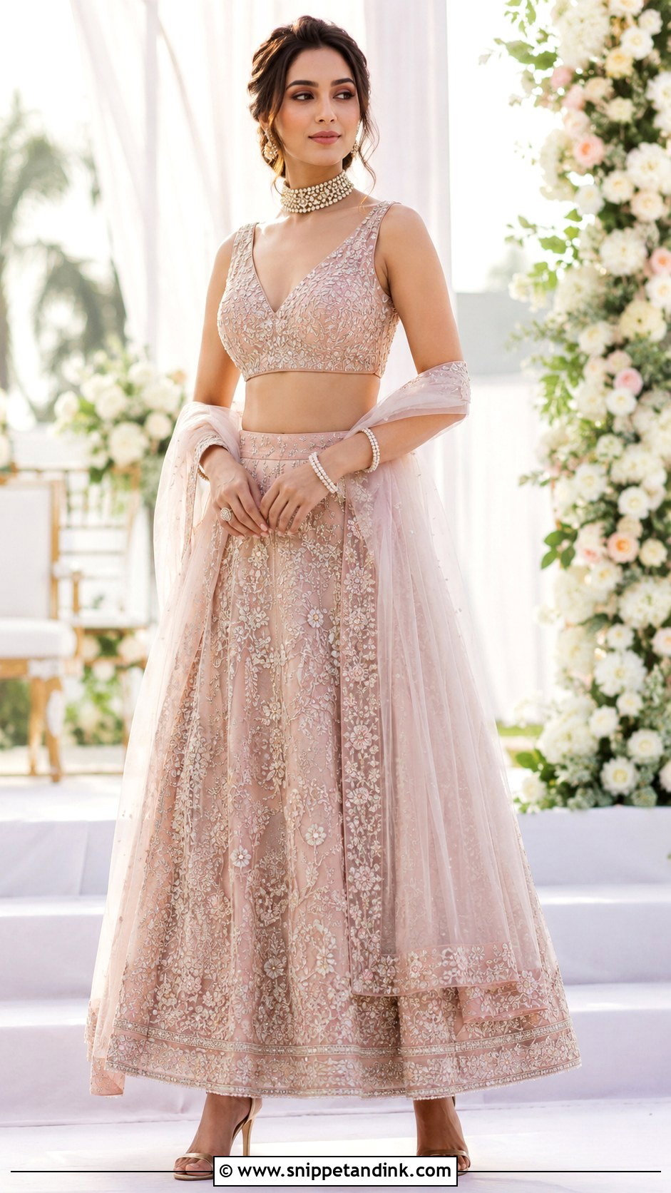 Pastel Lehenga - Snippet and Ink - 25 Traditional Indian Dresses for Wedding
