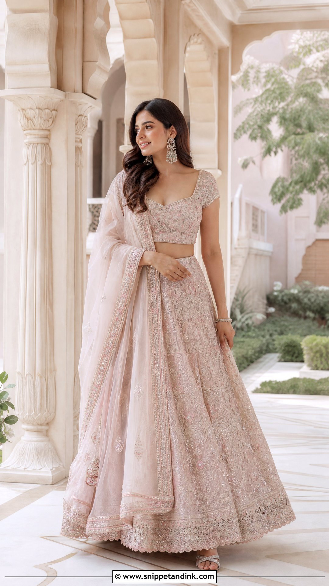 Pastel Lehenga Dress For Pre Wedding Shoot - Snippet and Ink - 25 Dresses for Pre Wedding Shoot