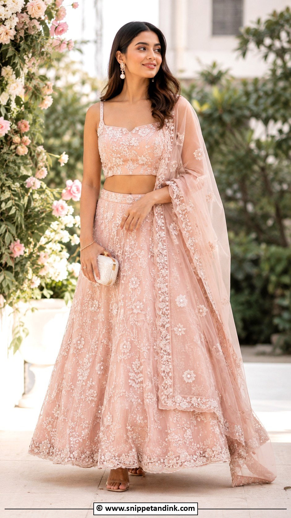 Pastel Lehenga Dress - Snippet and Ink - 30 Desi Wedding Dresses