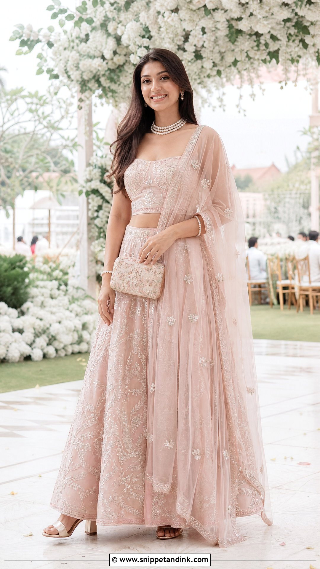Pastel Lehenga For Hindu Wedding - Snippet and Ink - 20 Hindu Wedding Outfit Ideas