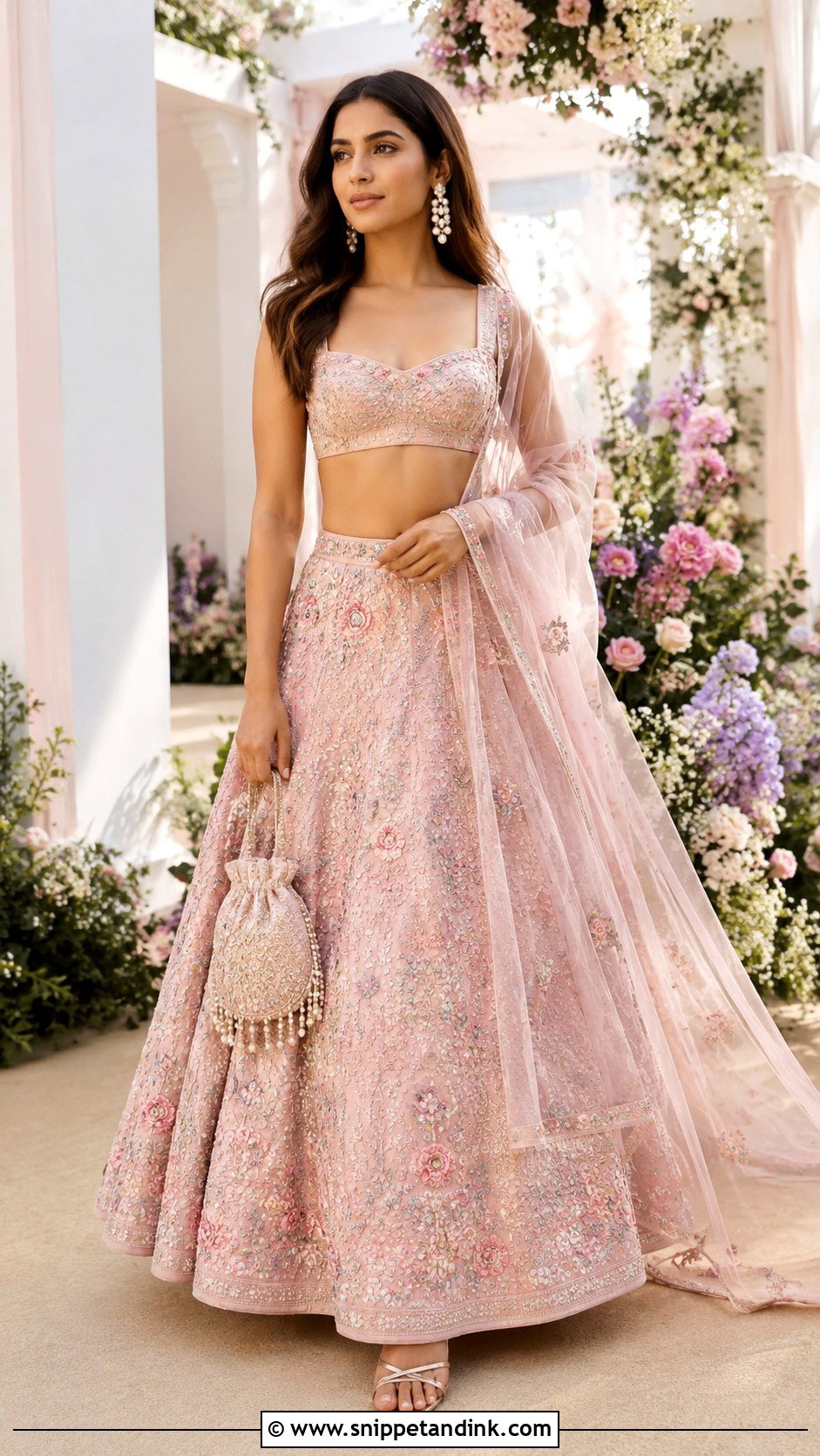 Pastel Lehenga For Indian Wedding - Snippet and Ink - 25 Indian Weddings Shadi Outfits