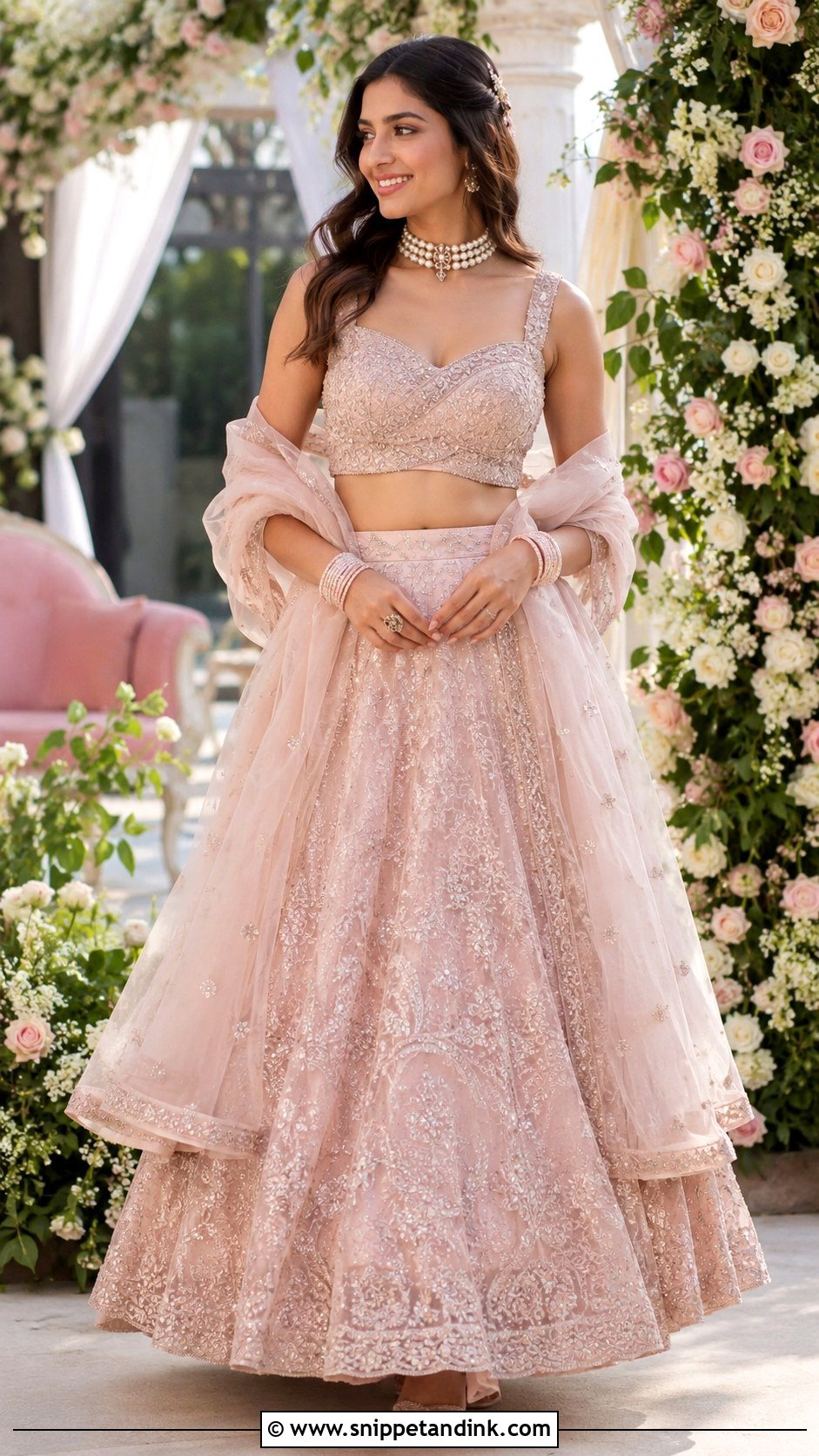 Pastel Lehenga For Indian Wedding - Snippet and Ink - 25 Trending Indian Outfits for Wedding