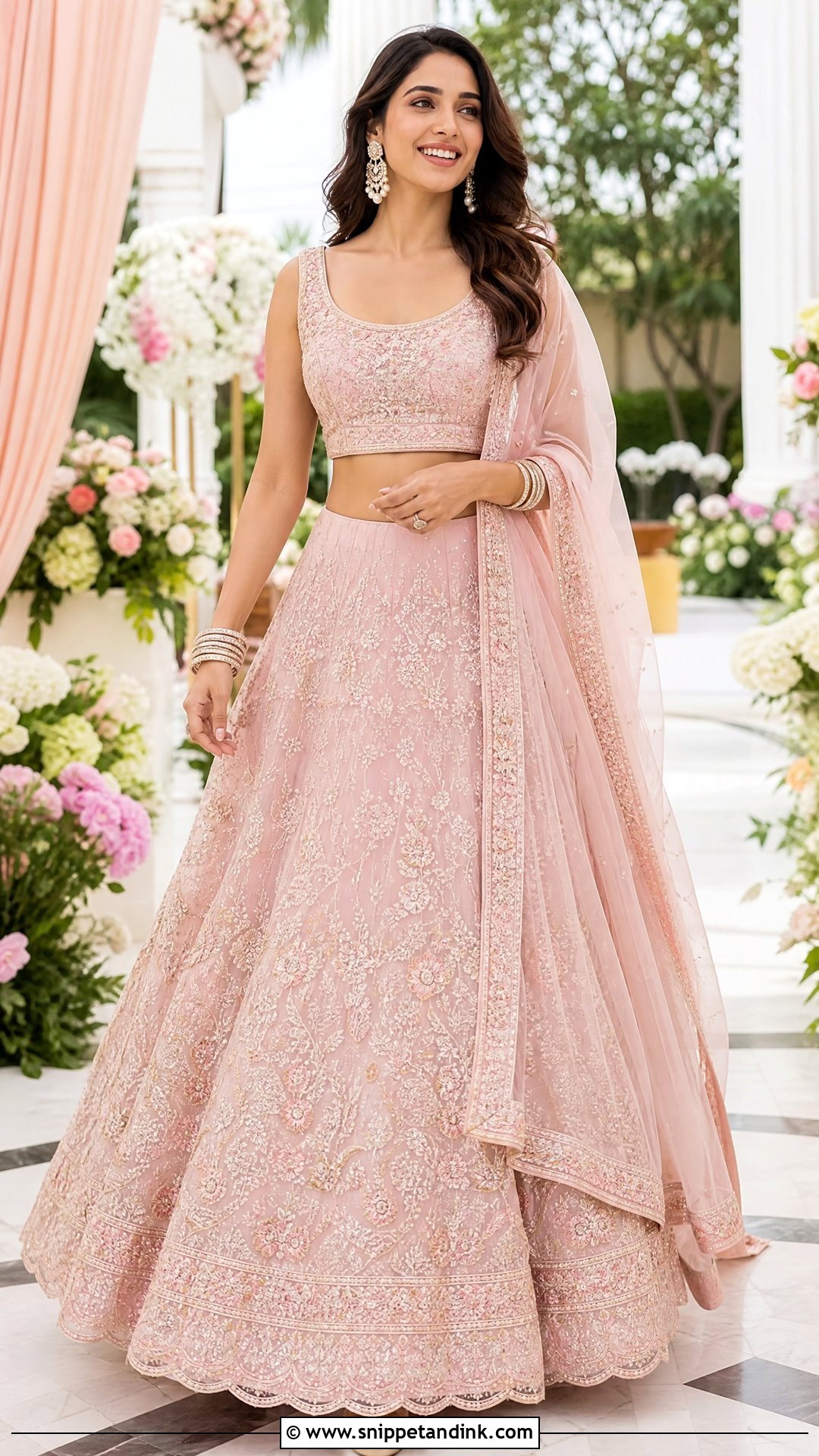 Pastel Lehenga For Indian Wedding - Snippet and Ink - 25 Trendy Indian Outfits for Wedding