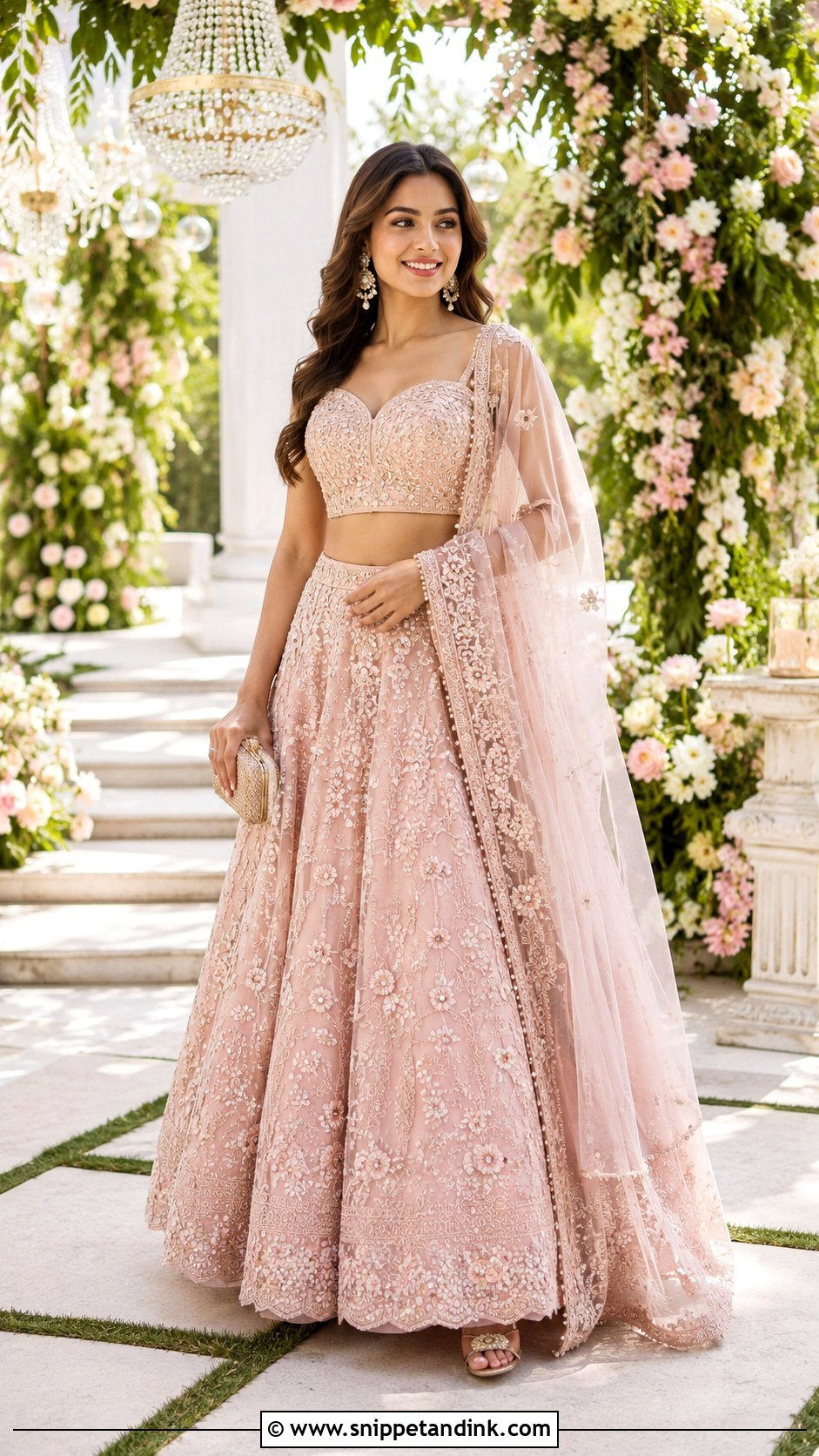 Pastel Lehenga For Indian Wedding - Snippet and Ink - 25 Indian Friends Wedding Outfit Ideas