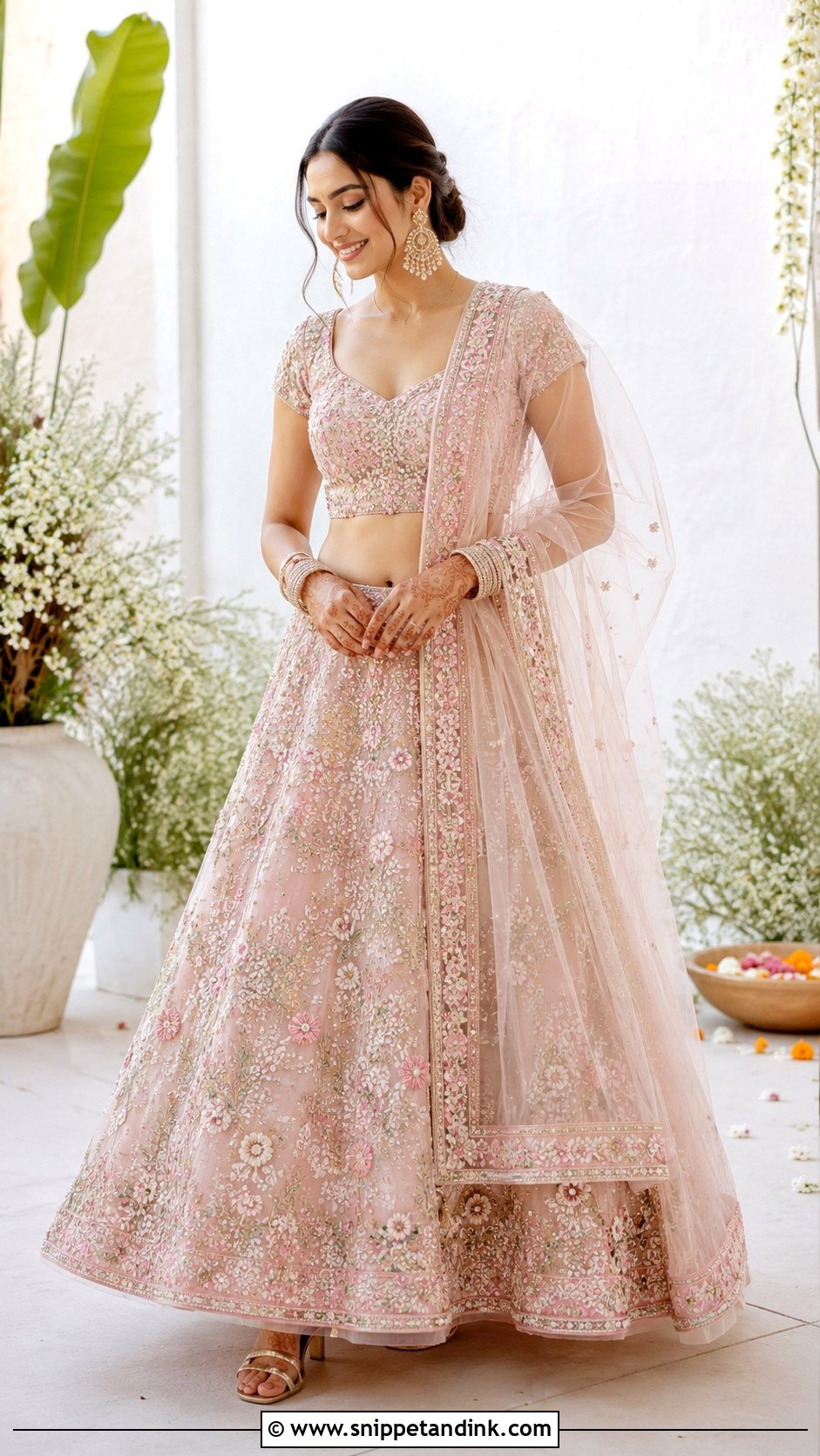 Pastel Lehenga For Mata Pujan Bride - Snippet and Ink - 25 Mata Pujan Dress for Bride Ideas