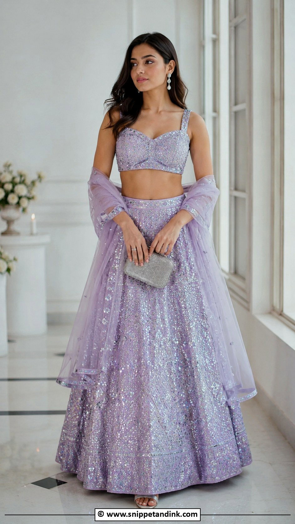 Pastel Lehenga For Sangeet Night - Snippet and Ink - 35 Sangeet Night Outfit Ideas