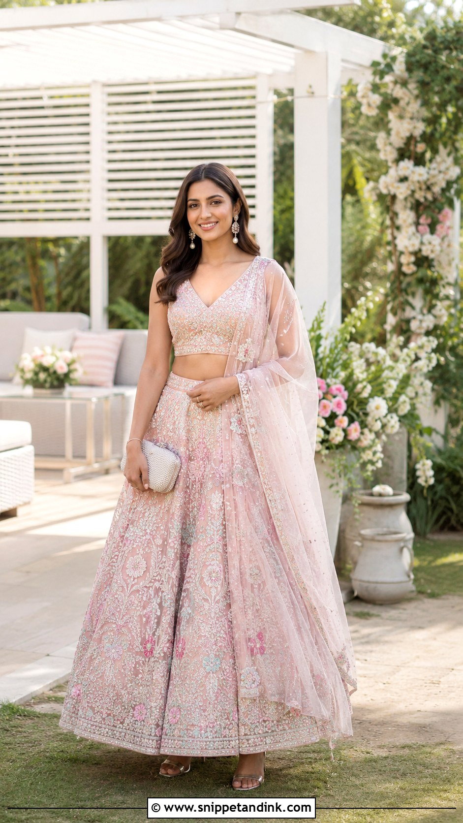 Pastel Lehenga For Wedding Guest - Snippet and Ink - 25 Indian Wedding Dresses for Women