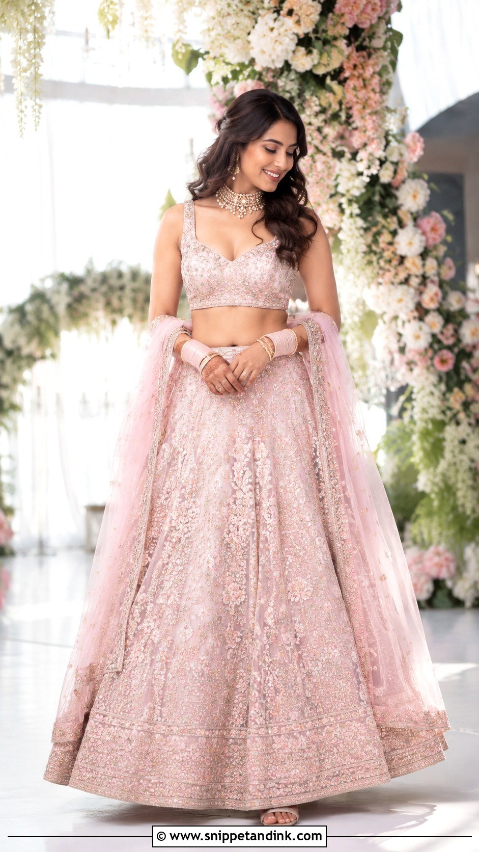Pastel Lehenga Look - Snippet and Ink - 25 Indian After Marriage Look Ideas