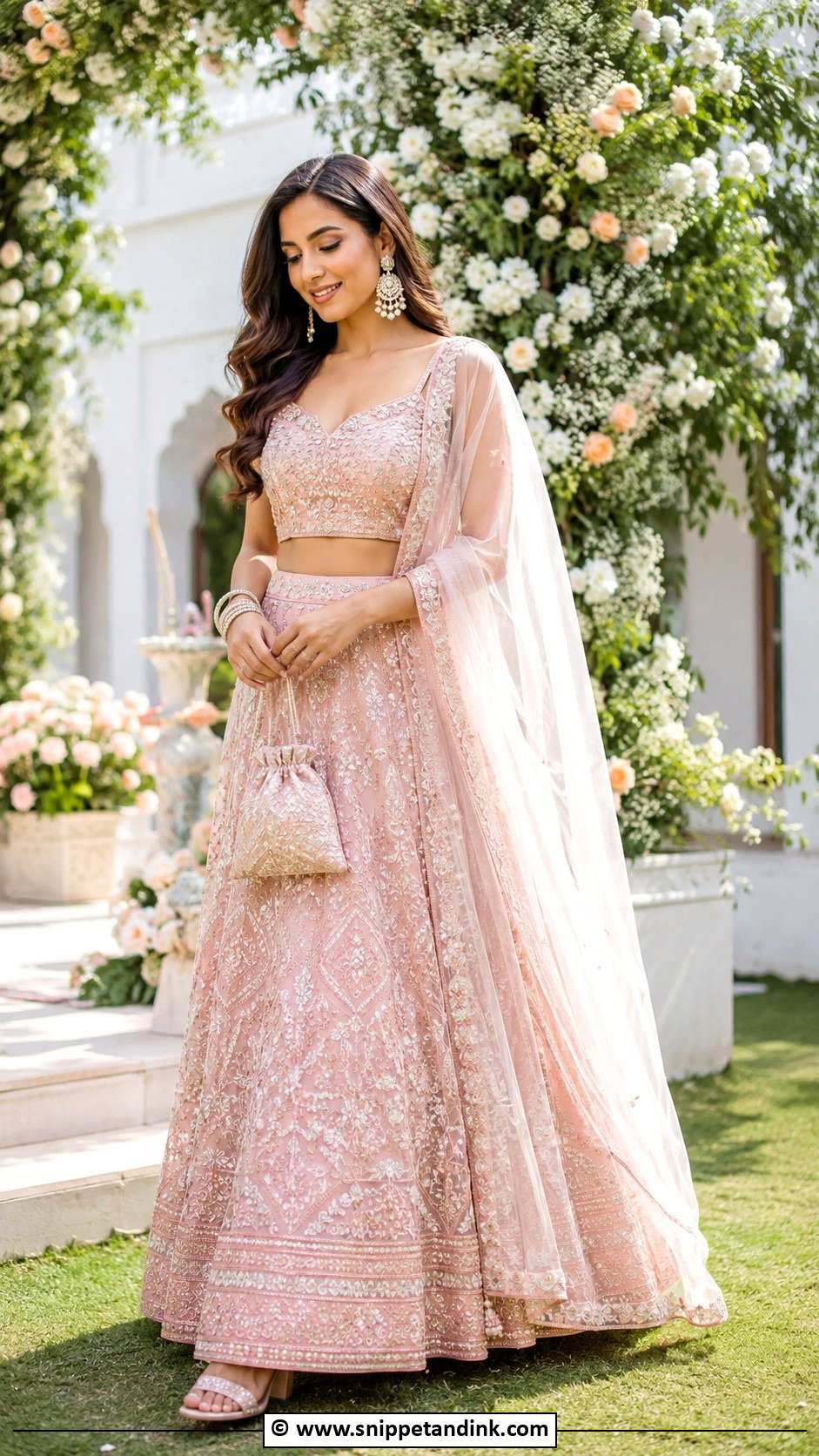 Pastel Lehenga Outfit - Snippet and Ink - 30 Indian Wedding Outfit Ideas