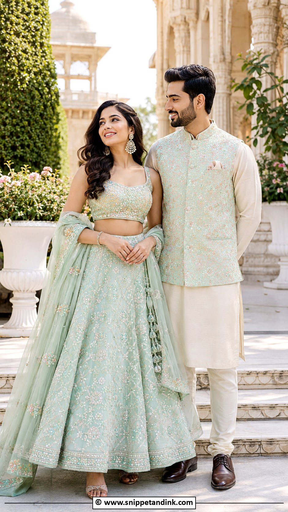 Pastel Lehenga Pre Wedding Outfit - Snippet and Ink - 30 Pre Wedding Clothes Idea Ideas