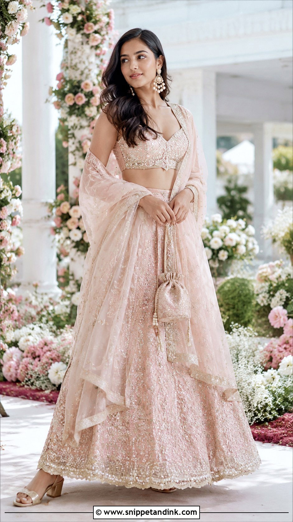 Pastel Lehenga Wedding Outfit - Snippet and Ink - 20 Desi Fits for Wedding Ideas