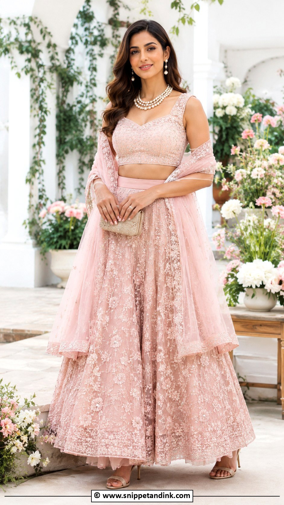Pastel Lehenga - Snippet and Ink - 30 Desi Wedding Outfits