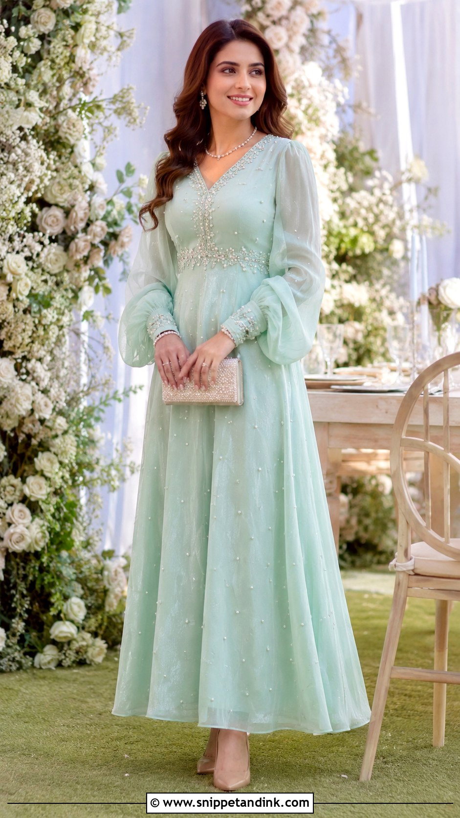 Pastel Long Frock for Wedding - Snippet and Ink - 25 Long Frock Designs for Wedding