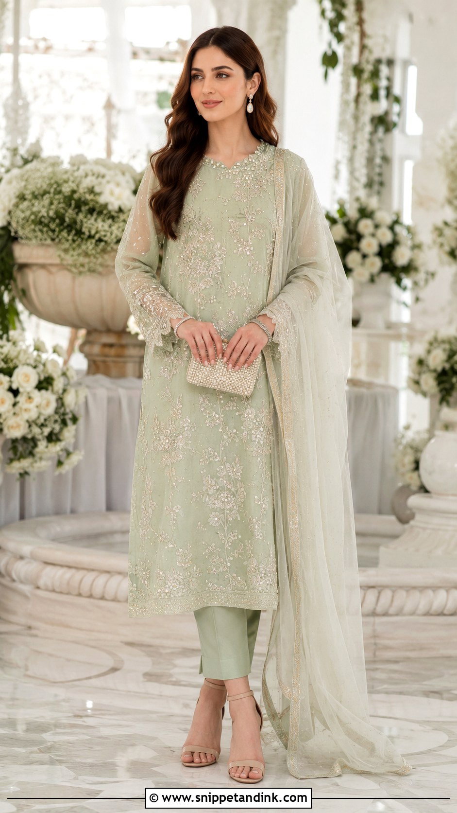 Pastel Long Shirt With Matching Pants - Snippet and Ink - 20 Long Shirts for Wedding Ideas