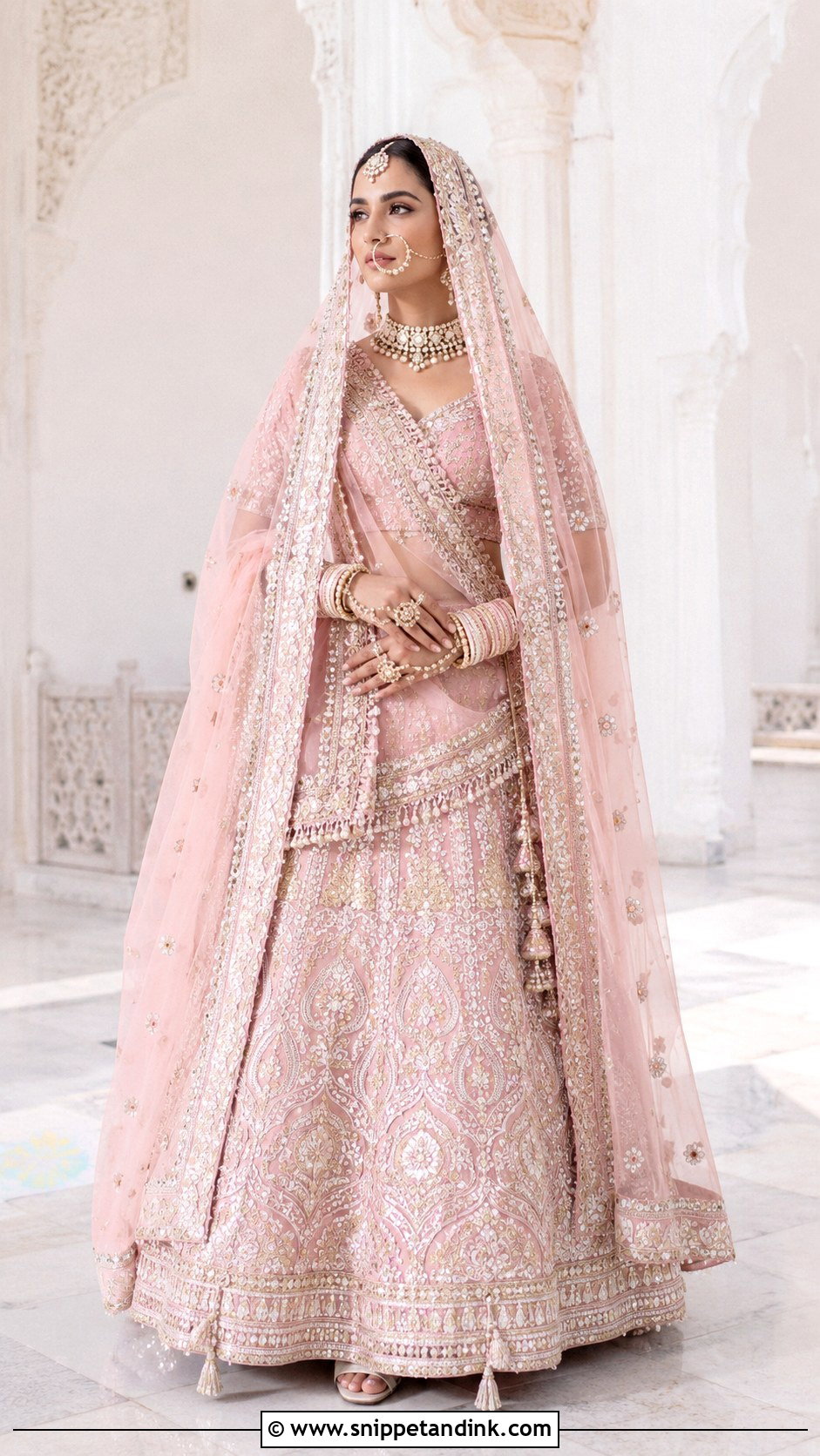 Pastel Marwadi Bridal Lehenga - Snippet and Ink - 25 Marwadi Bride Ideas